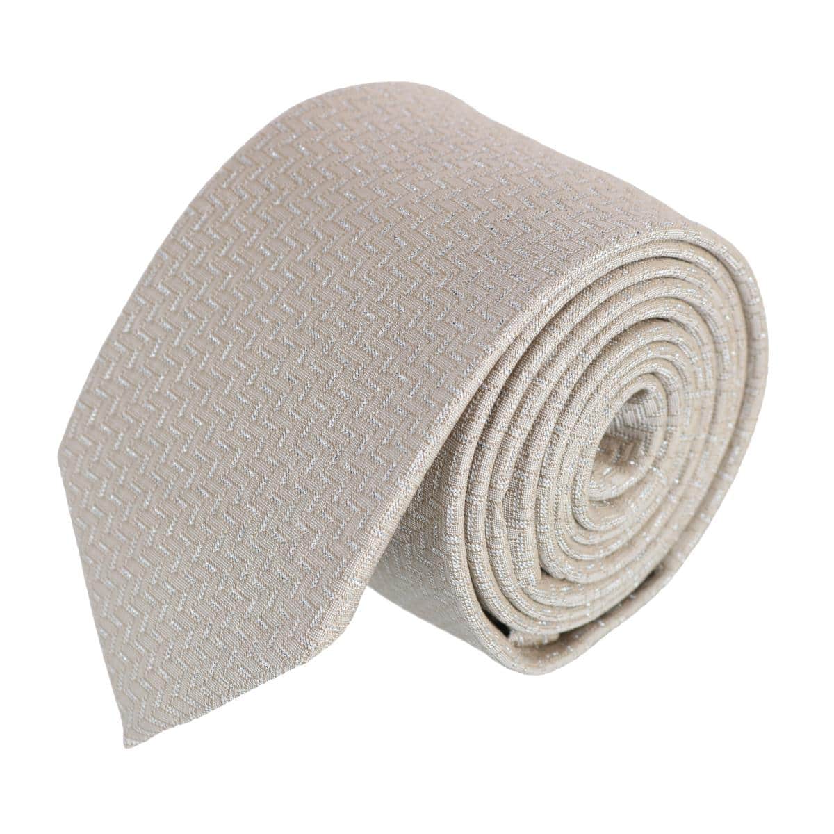 Baldwin Metallic Dash Silk Business Necktie - Image 2