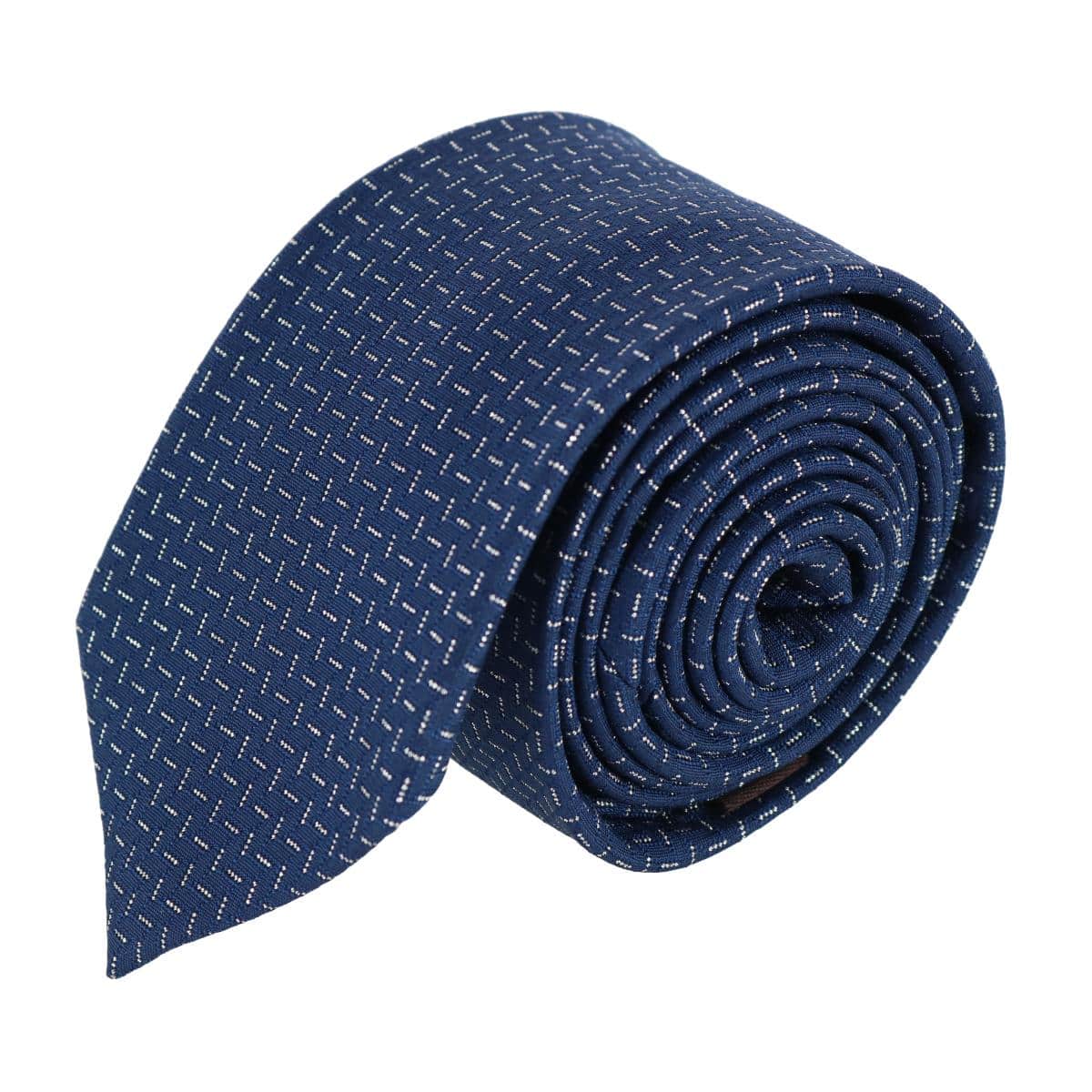 Baldwin Metallic Dash Silk Business Necktie - Image 3