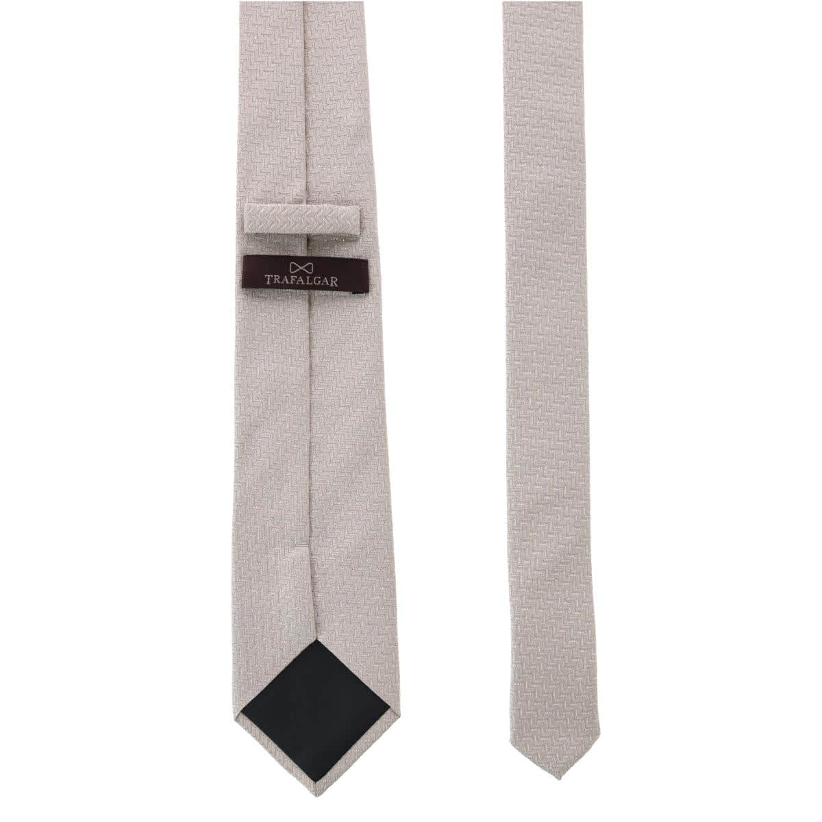 Baldwin Metallic Dash Silk Business Necktie - Image 8
