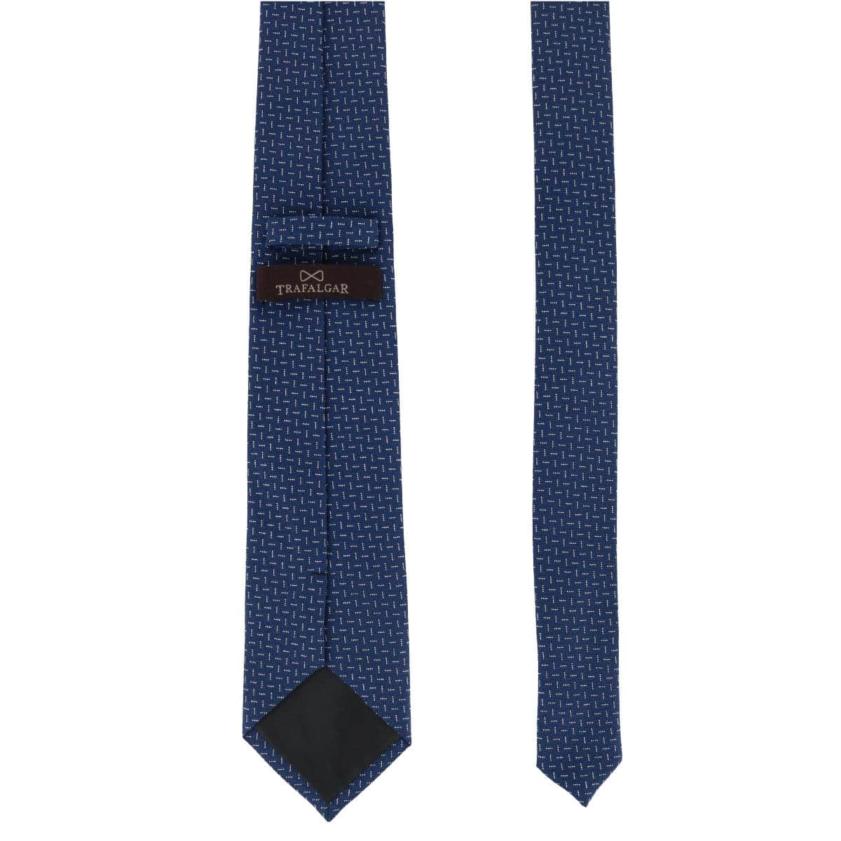 Baldwin Metallic Dash Silk Business Necktie - Image 9