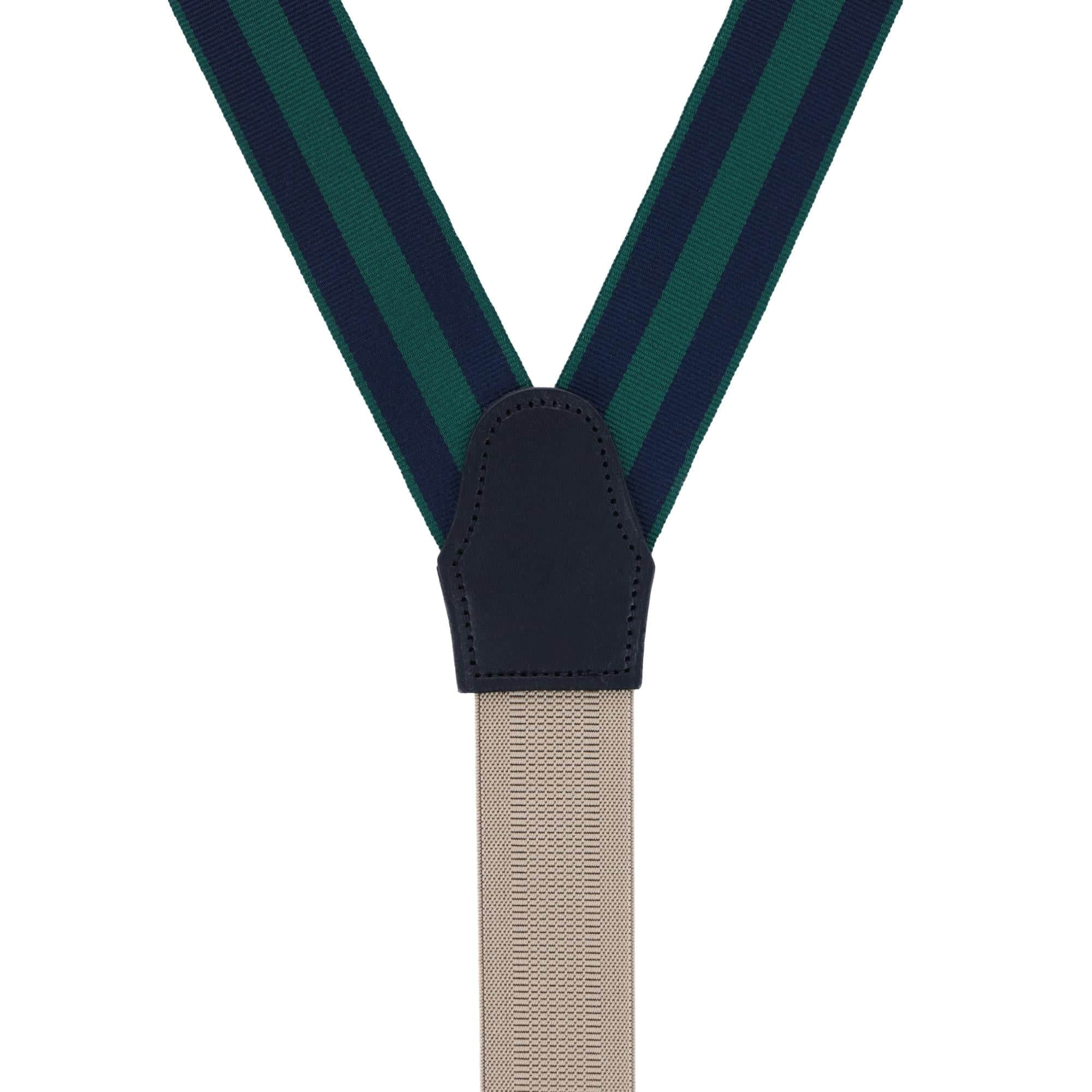 Balint 38MM Striped Non Stretch Grosgrain Ribbon Button End Braces - Image 12