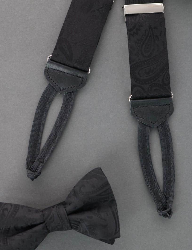 Banbury Tone on Tone Paisley Silk Formal Braces - Image 15