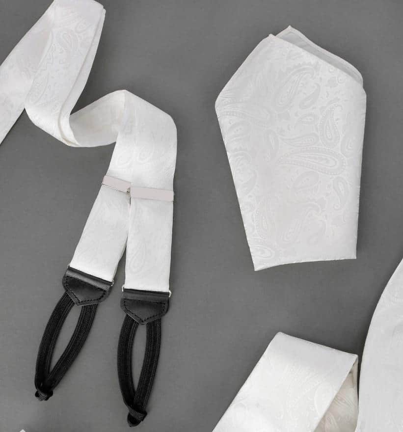 Banbury Tone on Tone Paisley Silk Formal Braces - Image 16