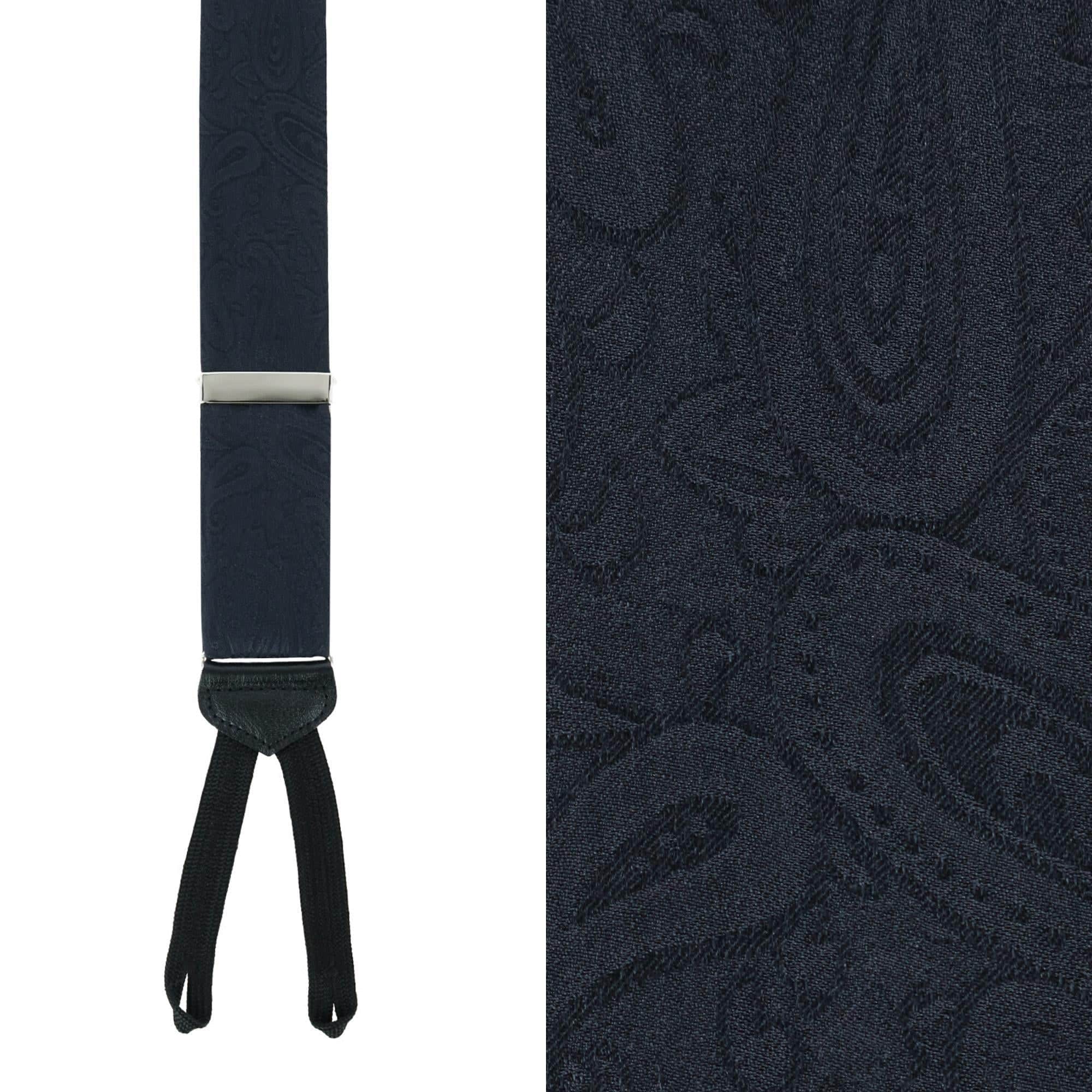 Banbury Tone on Tone Paisley Silk Formal Braces - Image 3