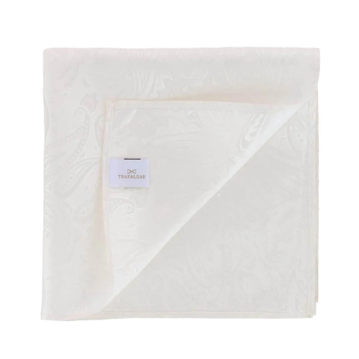 Banbury Tone on Tone Paisley 12 Inch Silk Pocket Square - Image 11