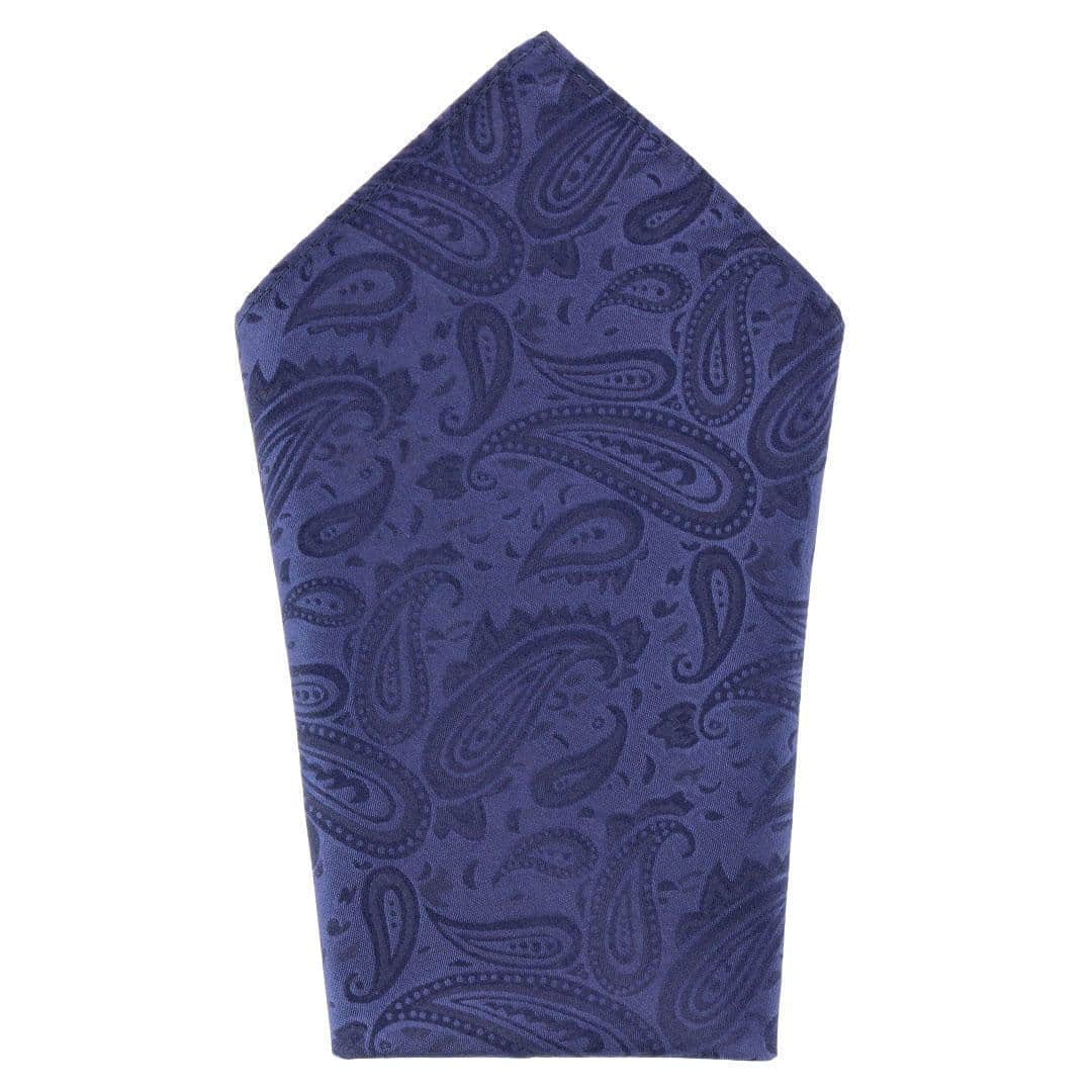 Banbury Tone on Tone Paisley 12 Inch Silk Pocket Square - Image 5