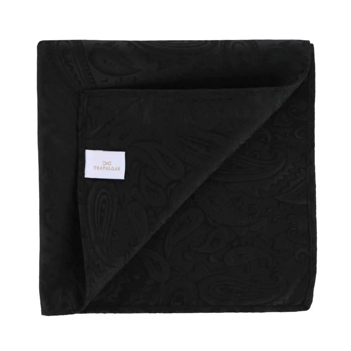 Banbury Tone on Tone Paisley 12 inch Silk Pocket Square Set - Image 3