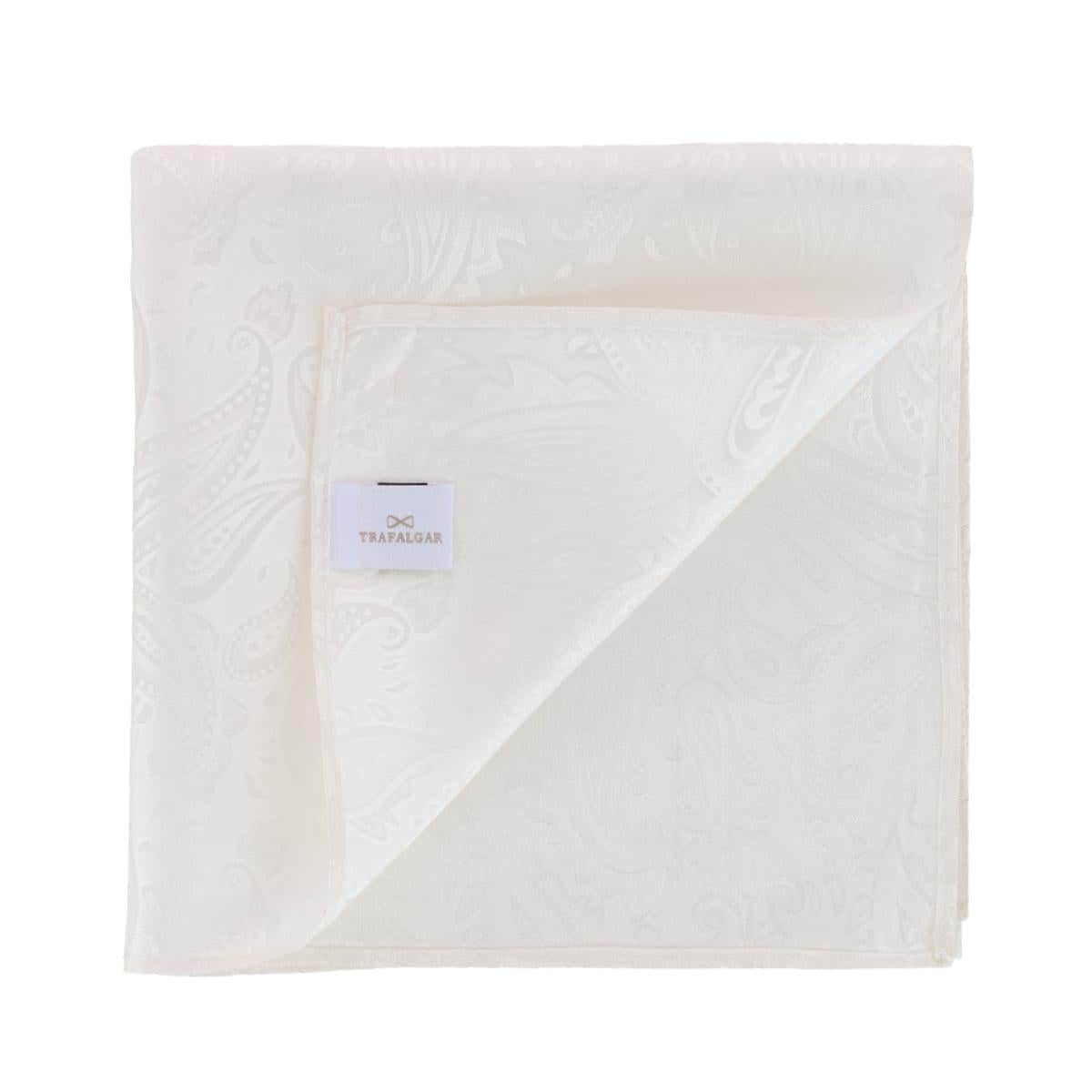 Banbury Tone on Tone Paisley 12 inch Silk Pocket Square Set - Image 4