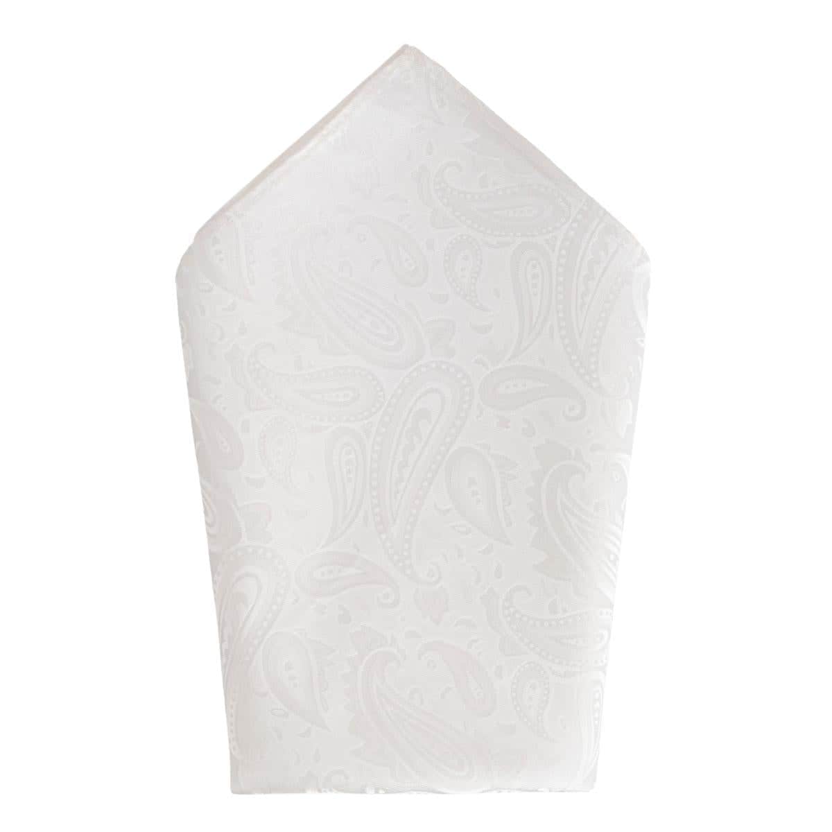 Banbury Tone on Tone Paisley 12 inch Silk Pocket Square Set - Image 6