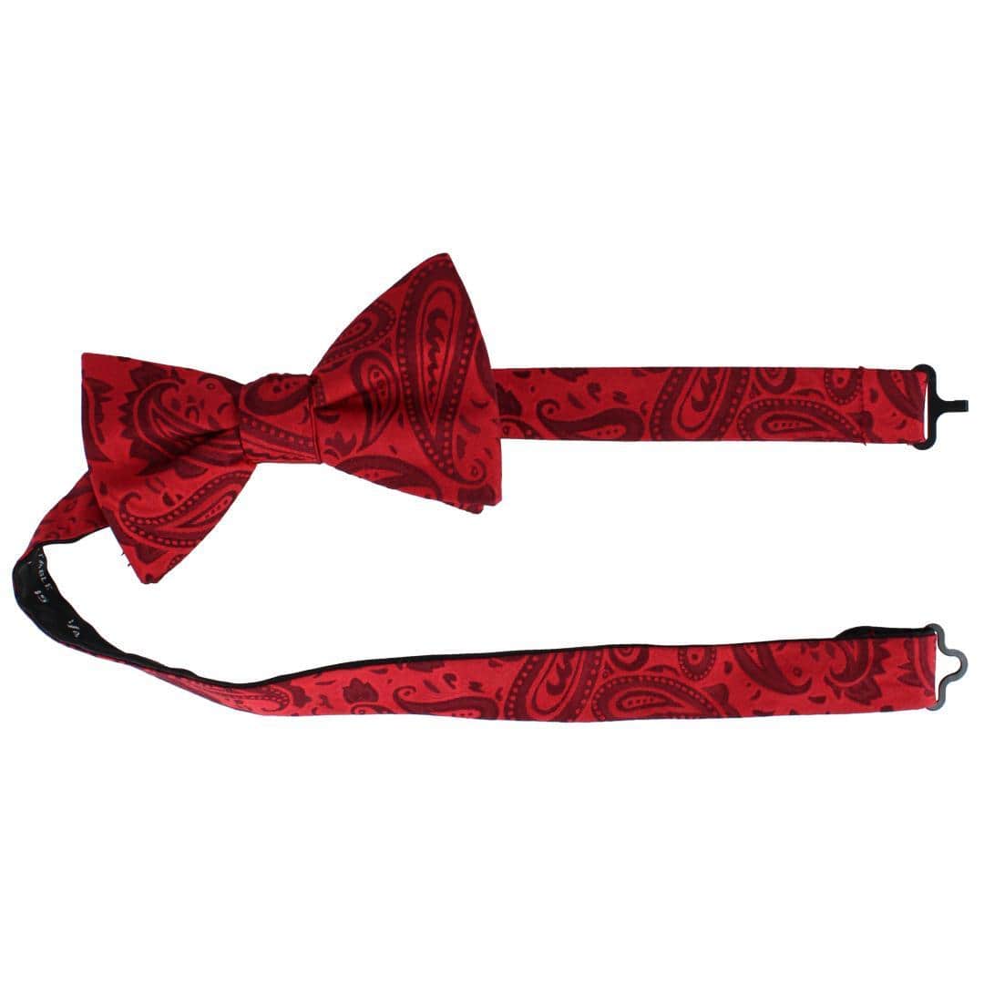 Banbury Tone on Tone Paisley Silk Bow Tie - Image 13