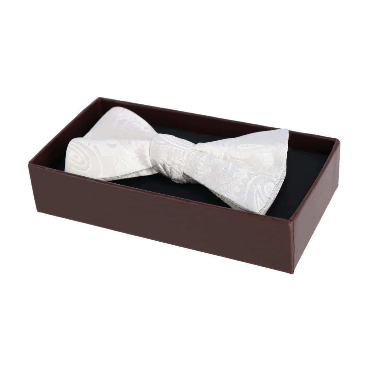 Banbury Tone on Tone Paisley Silk Bow Tie - Image 21