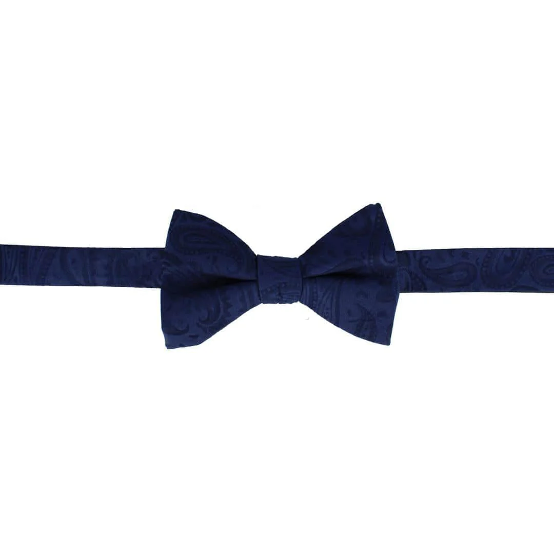 Banbury Tone on Tone Paisley Silk Bow Tie - Image 4
