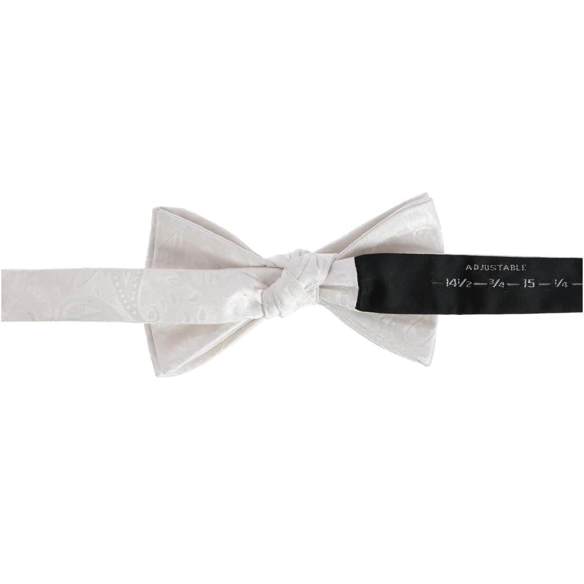 Banbury Tone on Tone Paisley Silk Bow Tie - Image 7