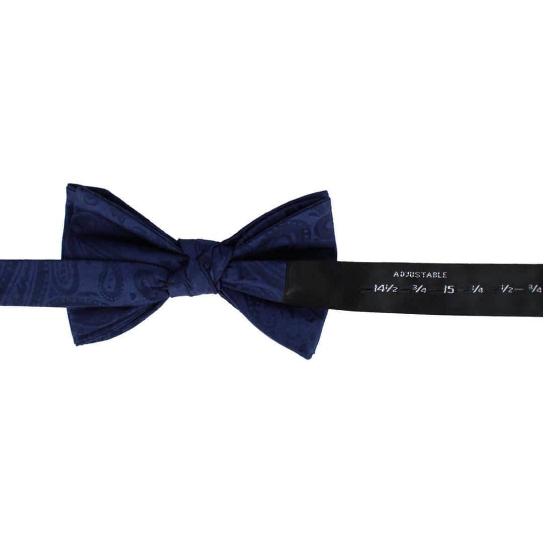 Banbury Tone on Tone Paisley Silk Bow Tie - Image 8