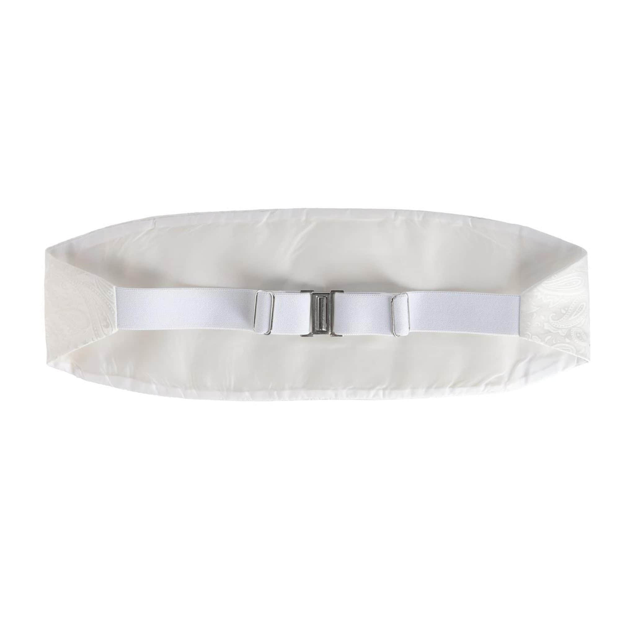 Banbury Tone on Tone Paisley Silk Cummerbund & Bow Tie Bundle - Image 7