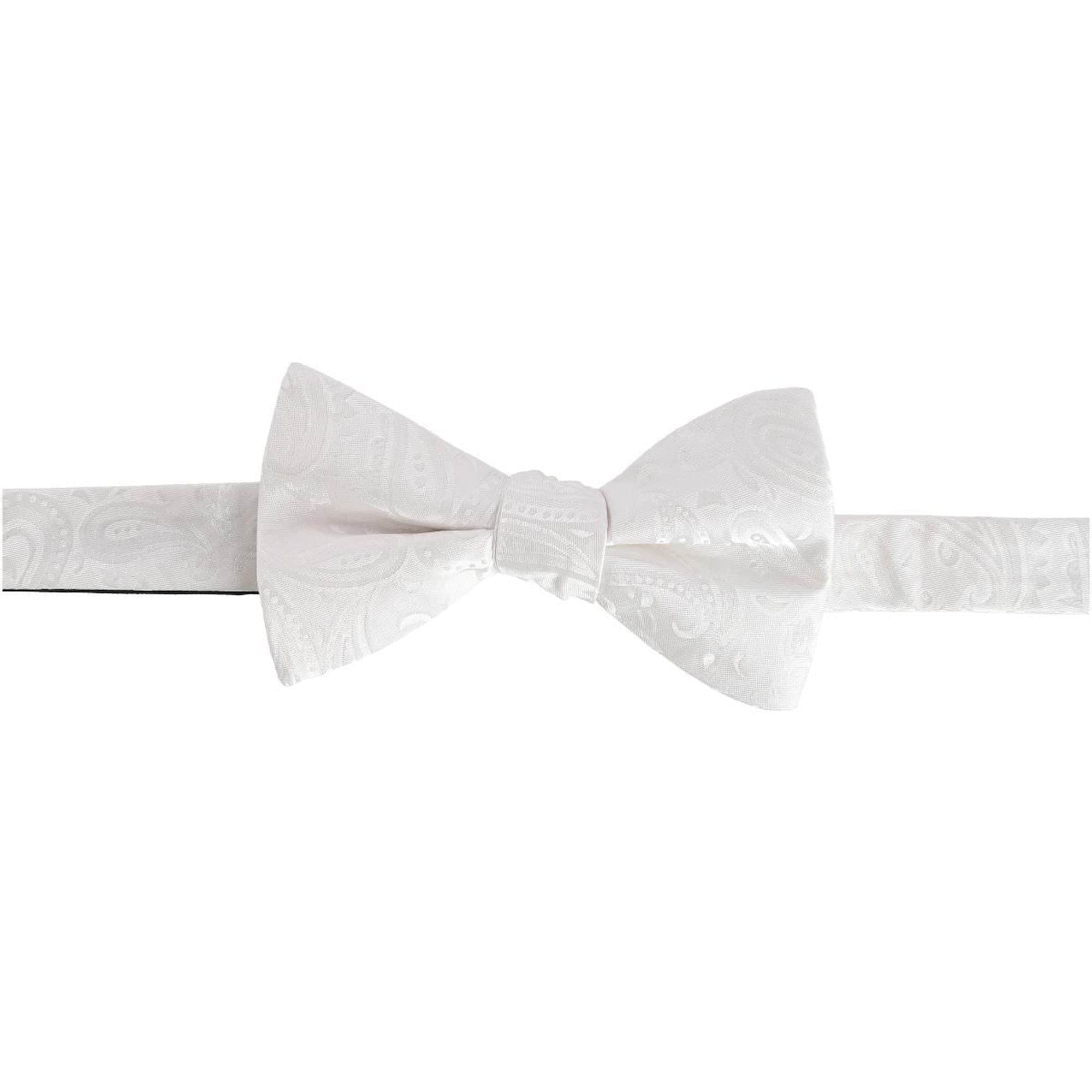 Banbury Tone on Tone Paisley Silk Cummerbund & Bow Tie Bundle - Image 9