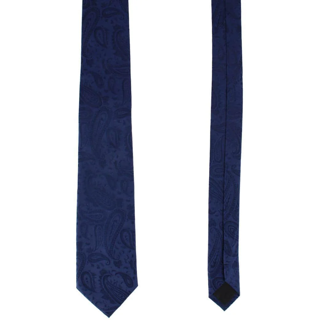 Banbury Tone on Tone Paisley Silk Necktie - Image 12