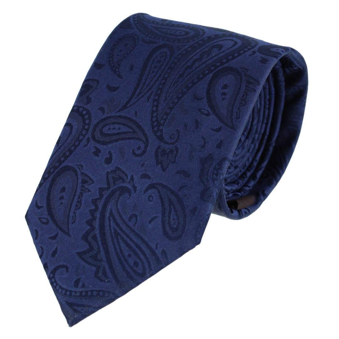 Banbury Tone on Tone Paisley Silk Necktie - Image 4