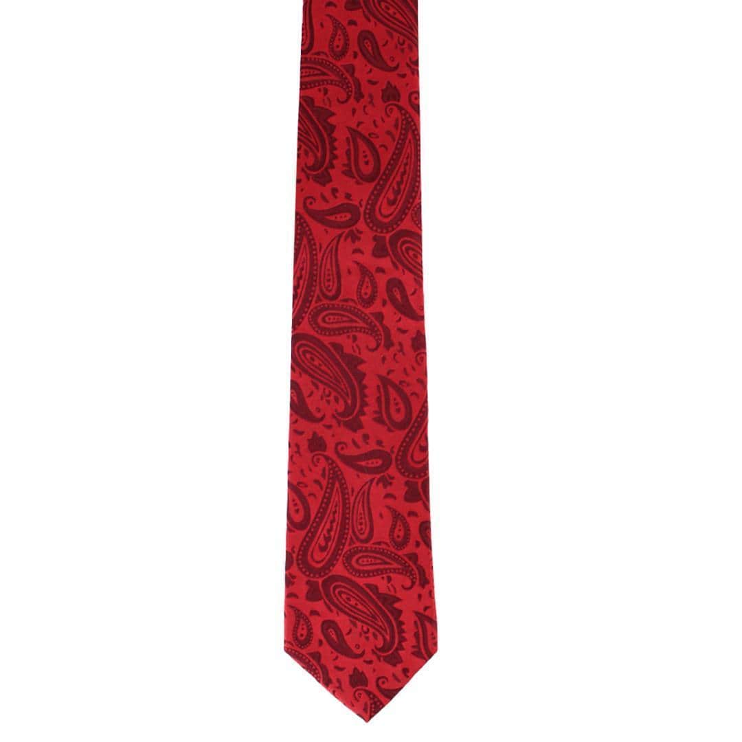 Banbury Tone on Tone Paisley Silk Necktie - Image 9