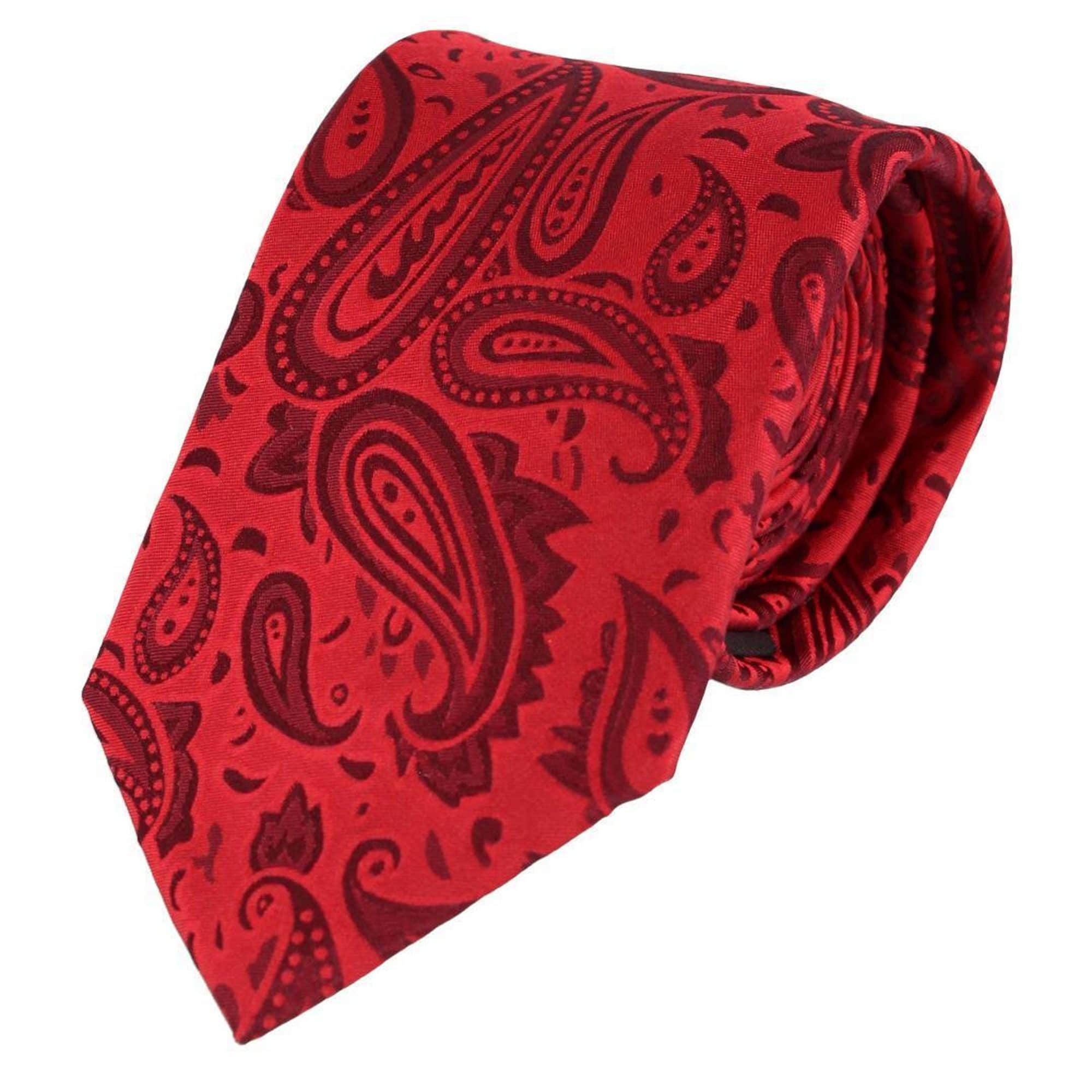 Banbury Tone on Tone Paisley Silk Necktie & Pocket Square Set - Image 6