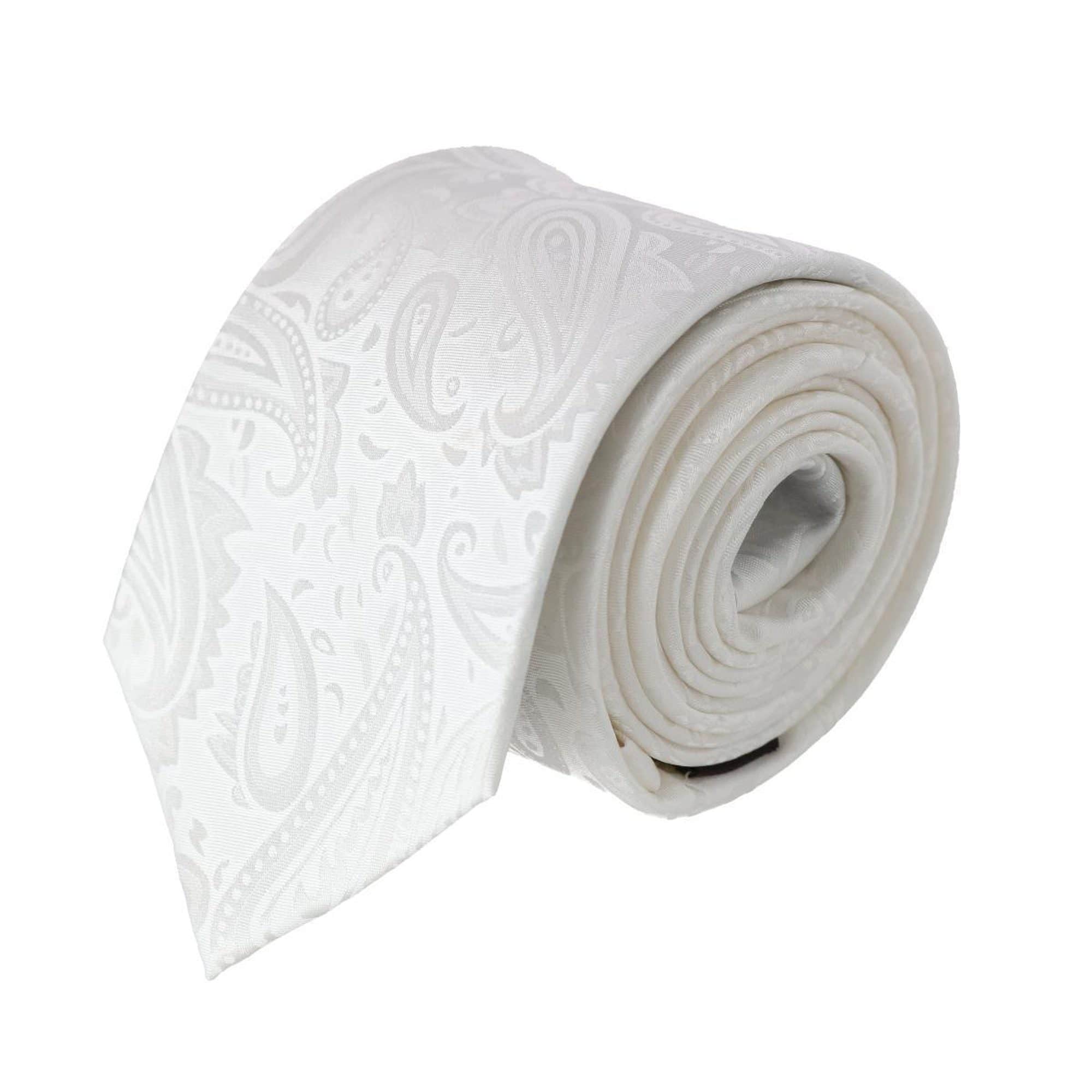 Banbury Tone on Tone Paisley Silk Necktie & Pocket Square Set - Image 8