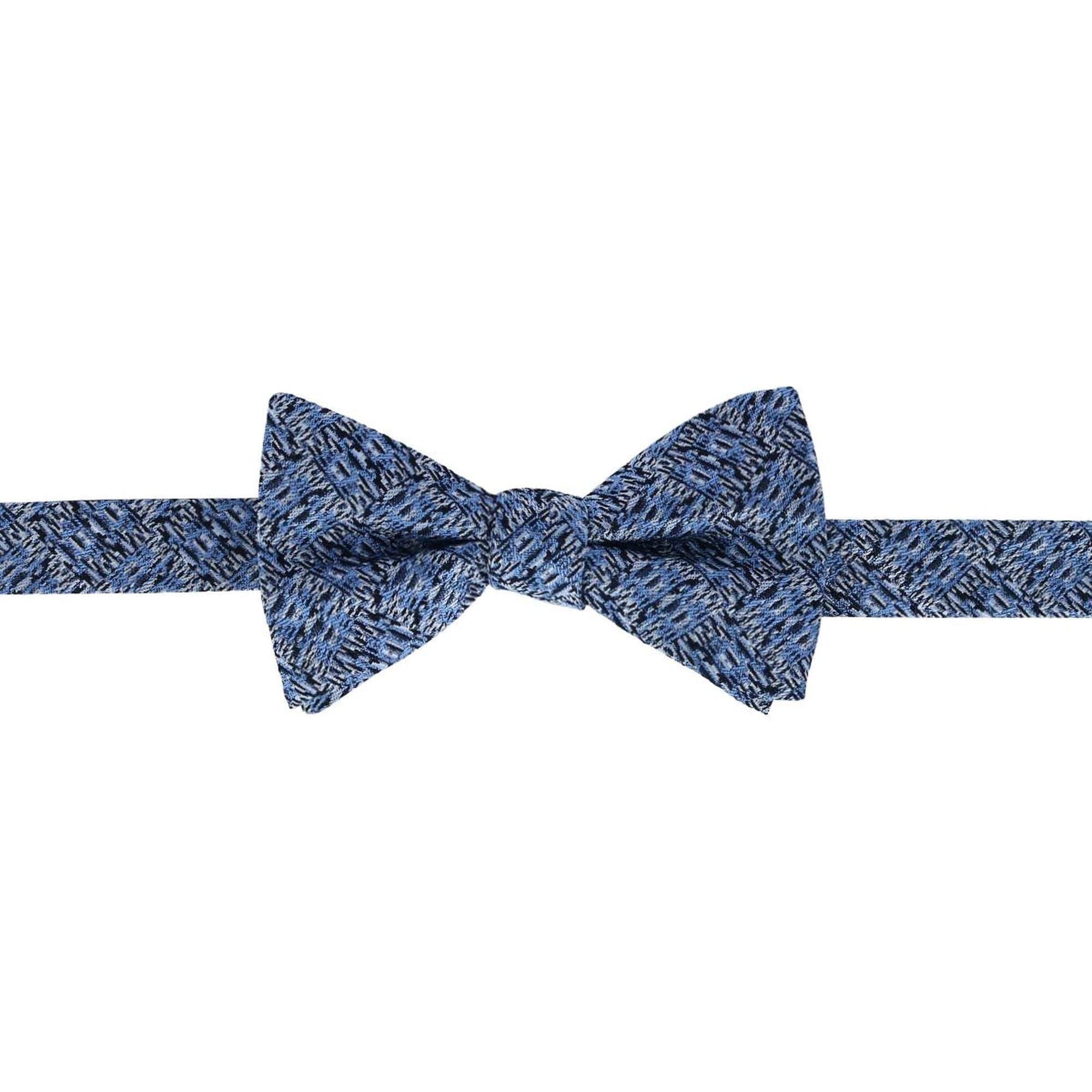 Benito's Blue Basketweave Silk Braces and Bow Tie Bundle - Image 5
