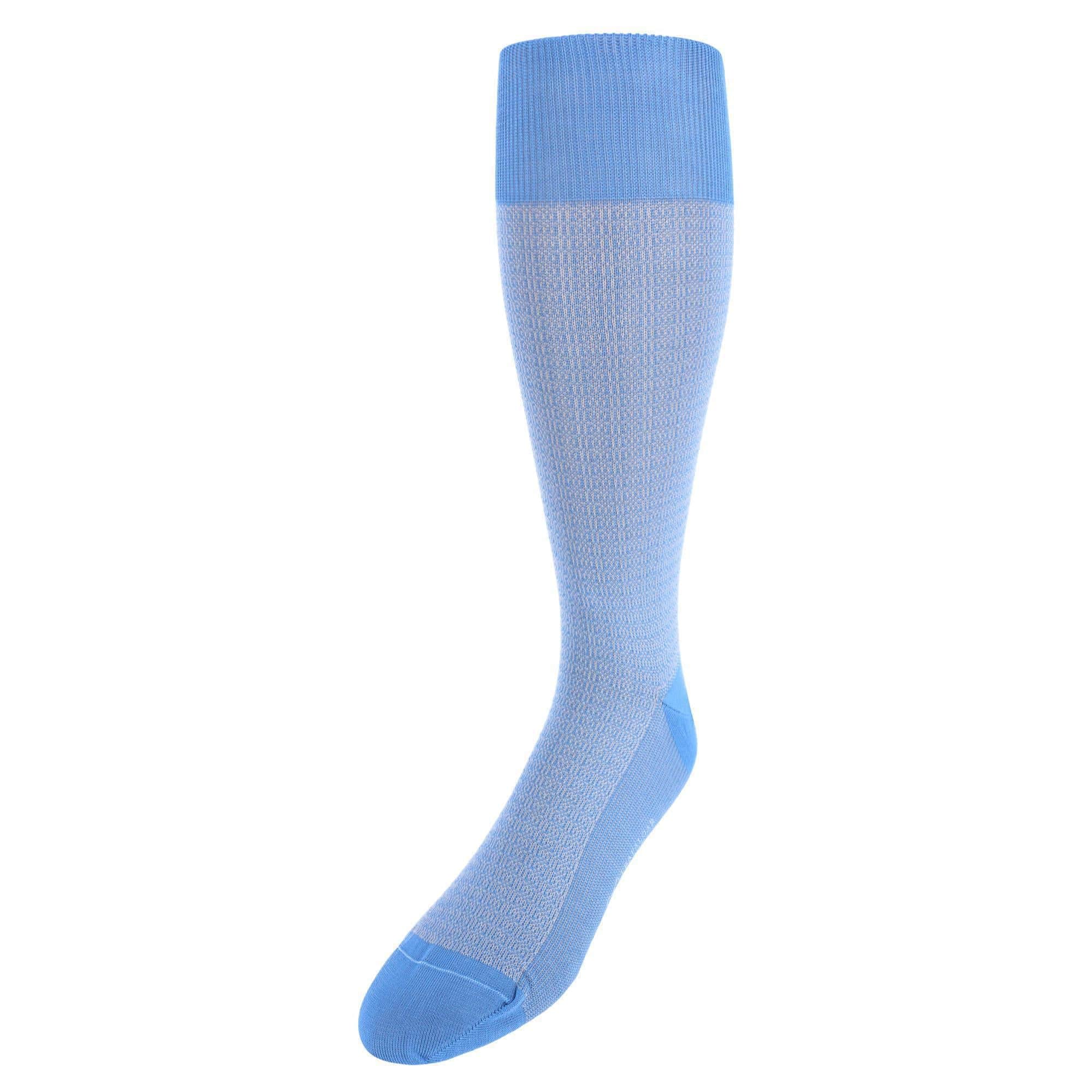 Bernard Chain Link Mercerized Cotton Mid-Calf Socks - Image 3