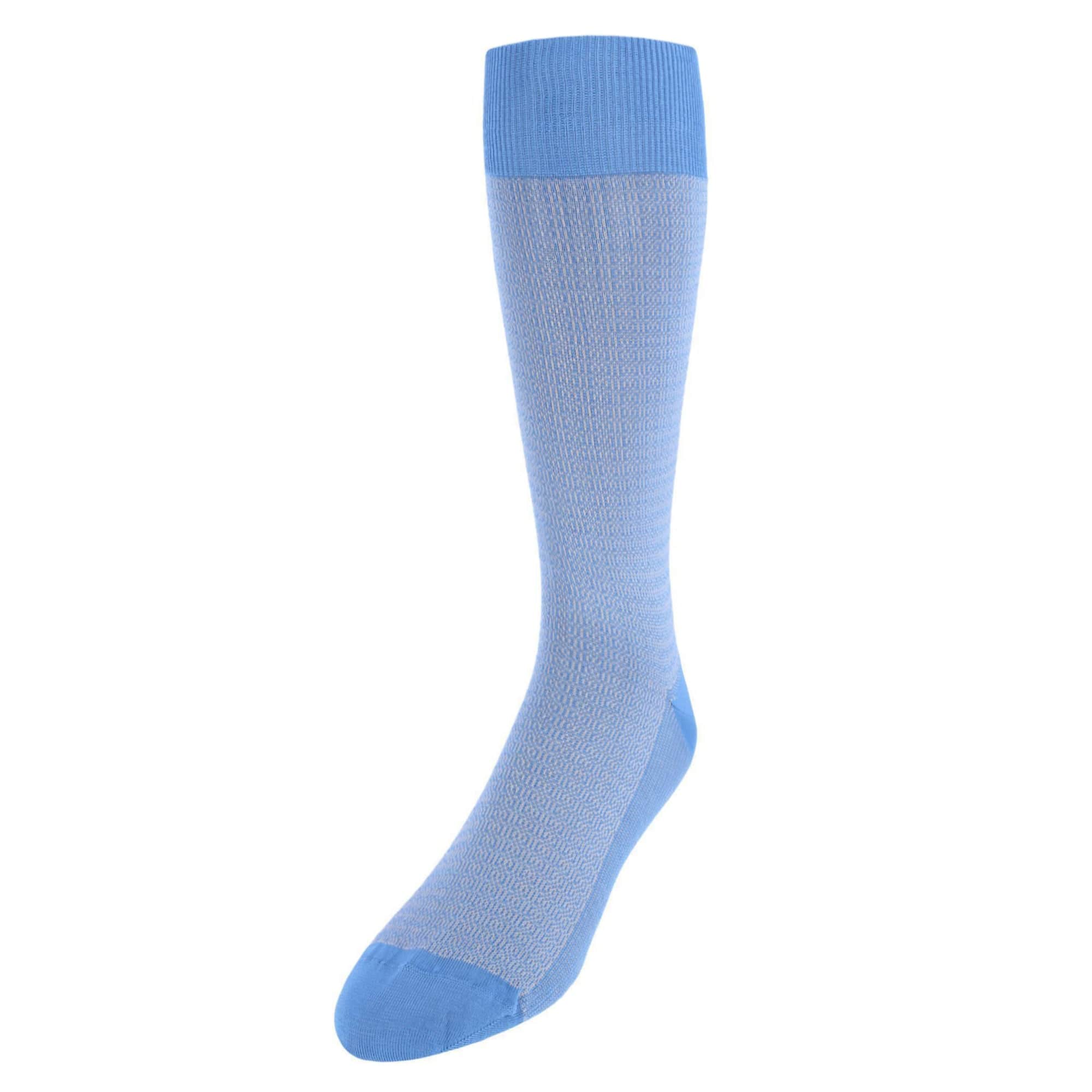 Bernard Chain Link Over The Calf Mercerized Cotton Socks - Image 3