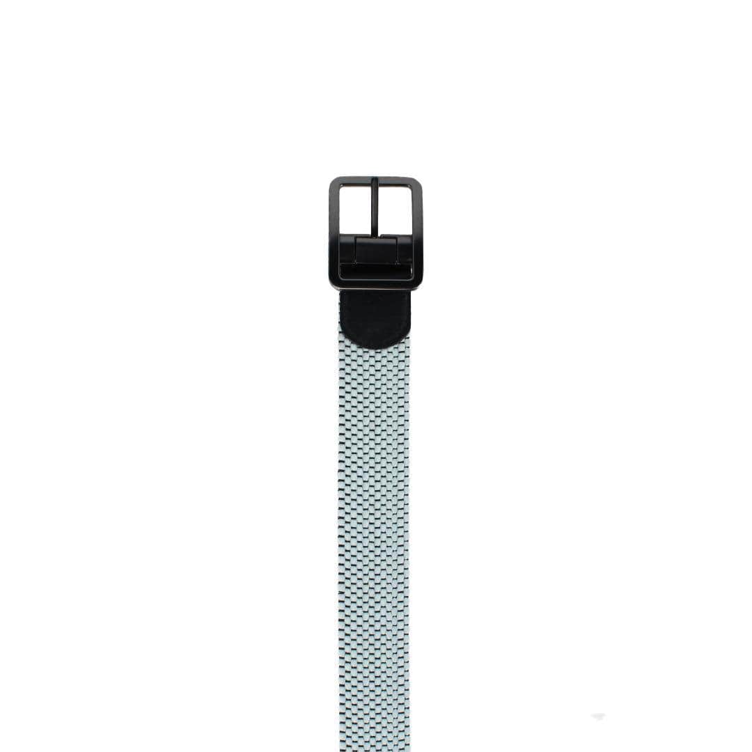Big and Tall Alejandro 35MM Black Stripes and White Reversible Braided Casual Golf Belt - Image 7