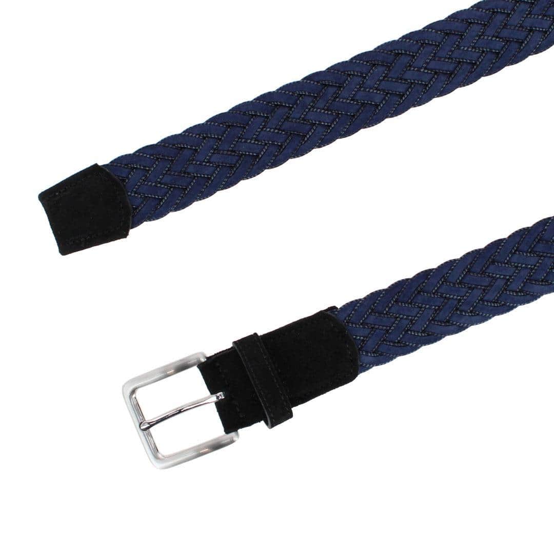 Big and Tall Apollo Italian Braided Suede Versatile Belt - Image 6