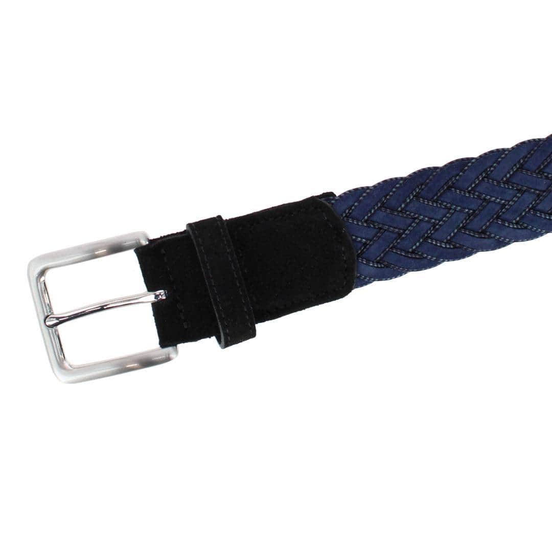 Big and Tall Apollo Italian Braided Suede Versatile Belt - Image 8