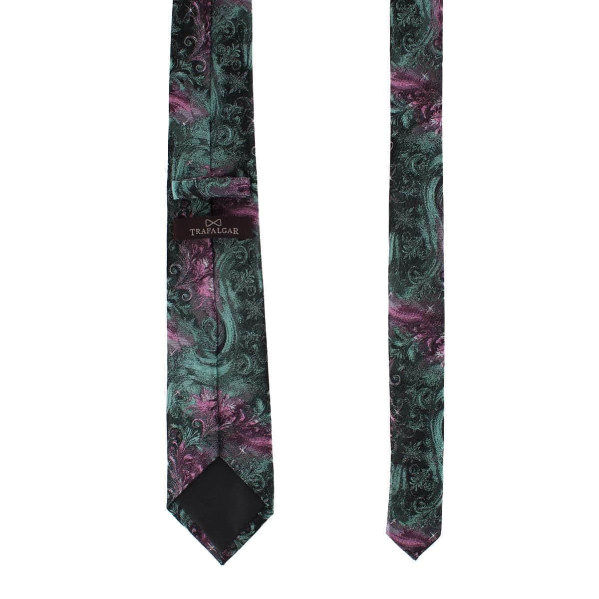 Big and Tall Arcane Storm Silk Novelty Neck Tie - Image 4
