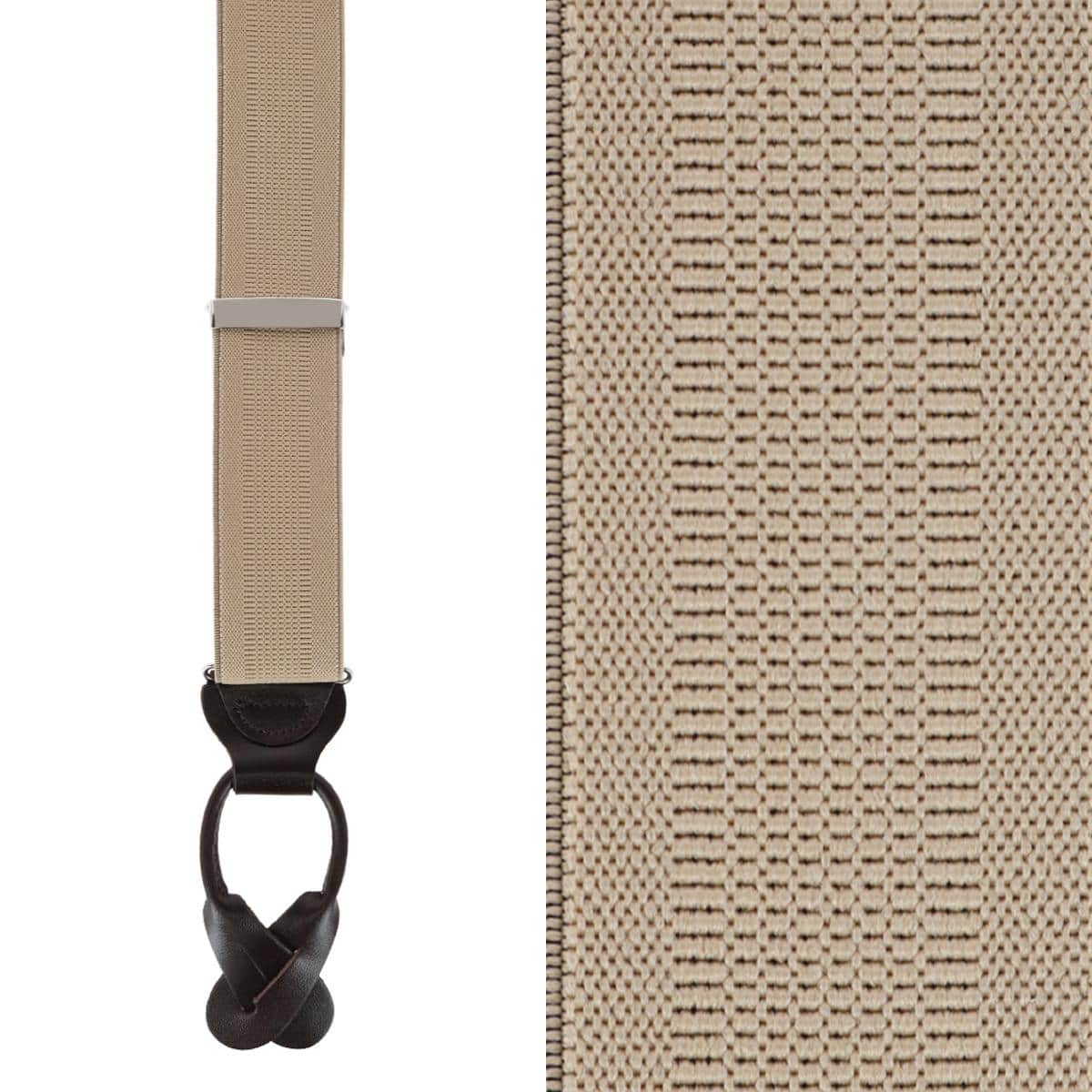 Big & Tall Classic Stretch Button End Braces - Image 3