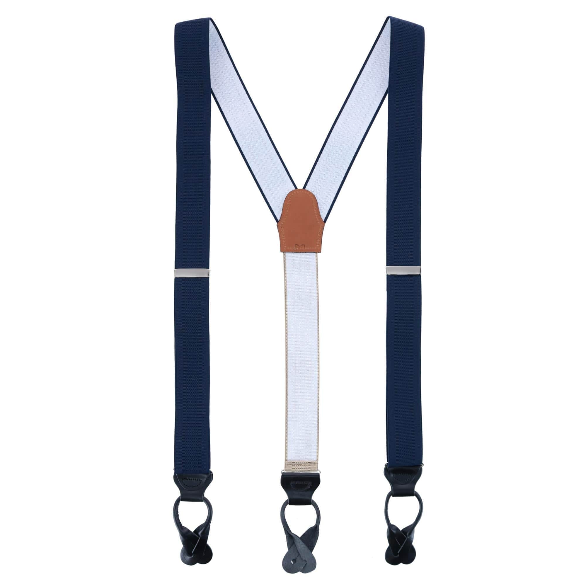 Big & Tall Classic Stretch Button End Braces - Image 7