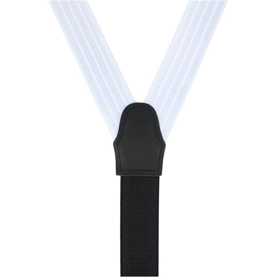Big and Tall Jefferson Brushed Pinstripe Elastic Formal End Braces - Image 17