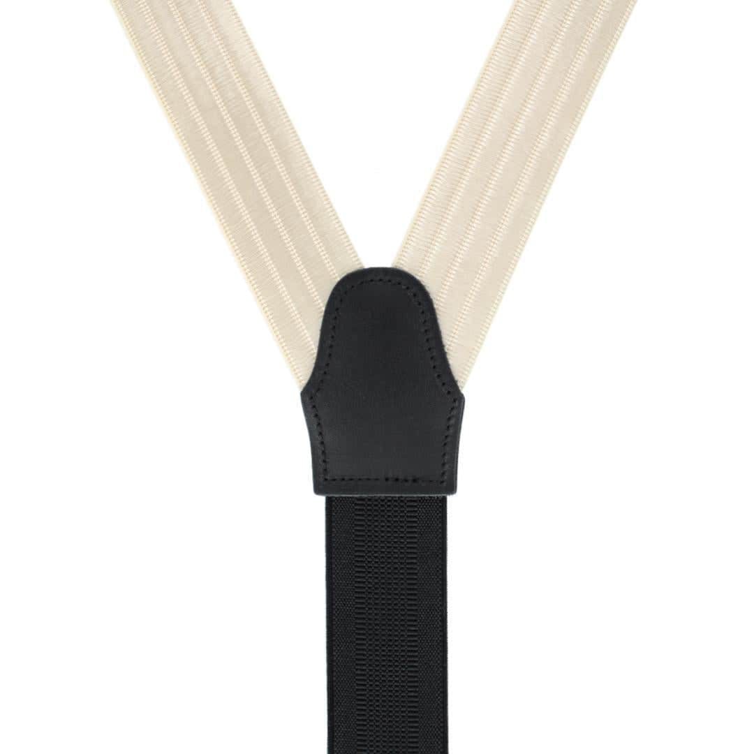 Big and Tall Jefferson Brushed Pinstripe Elastic Formal End Braces - Image 18