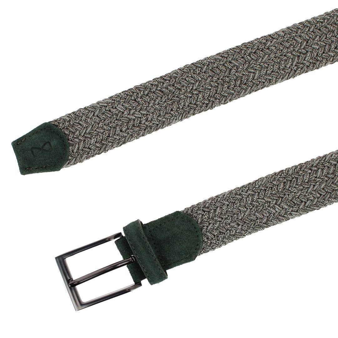 Big and Tall Madden Marble Weave 35mm Golf Stetch Belt - Image 5