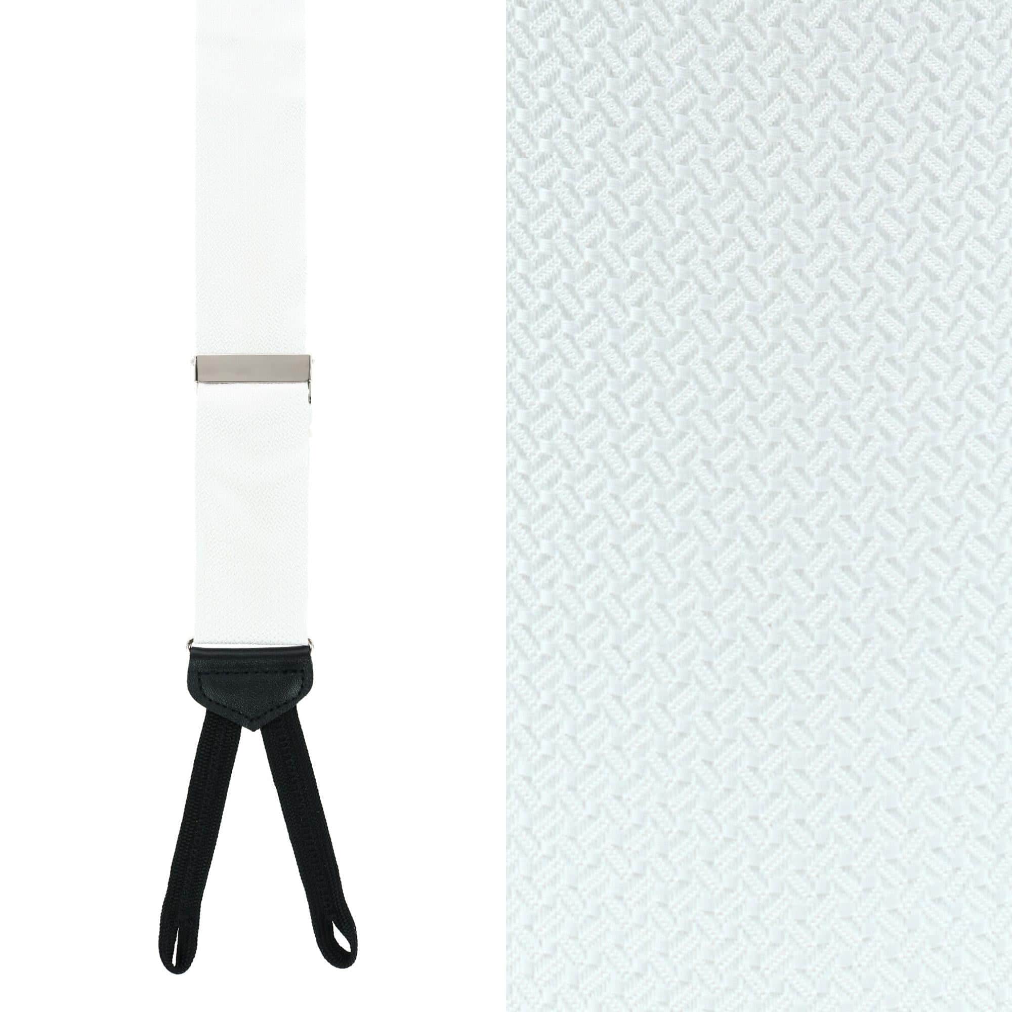 Big & Tall Monte Bello Interlocked Silk Formal Braces - Image 3