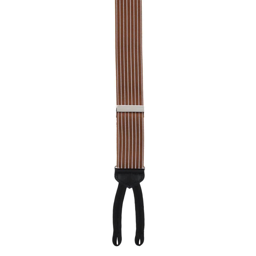 Big and Tall Voltaire Chalk Stripe Elastic Formal End Braces - Image 12