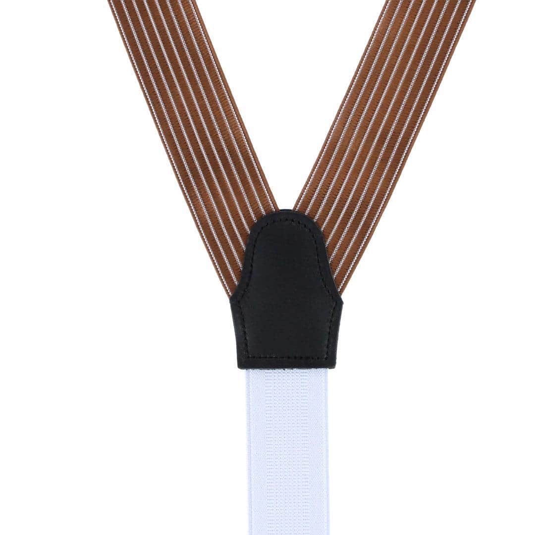 Big and Tall Voltaire Chalk Stripe Elastic Formal End Braces - Image 9