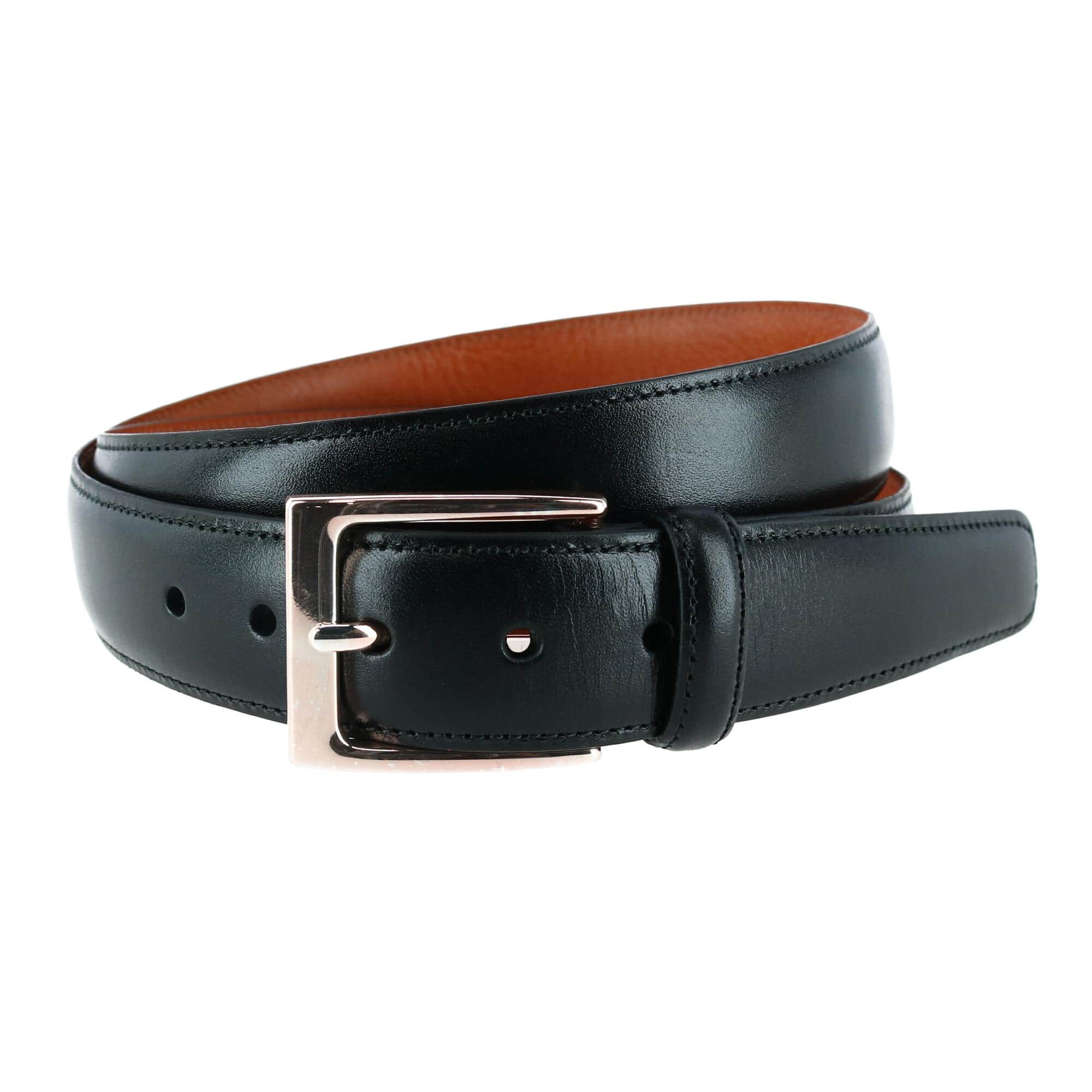 Big & Tall Classic Cortina 30mm Leather Belt - Image 3
