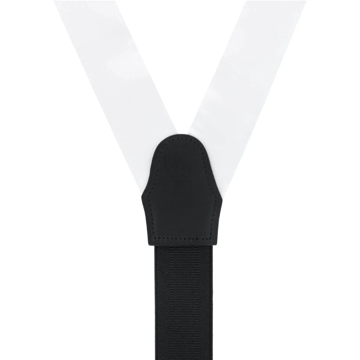 Big & Tall Dutton Solid Colored Silk Button End Braces - Image 11