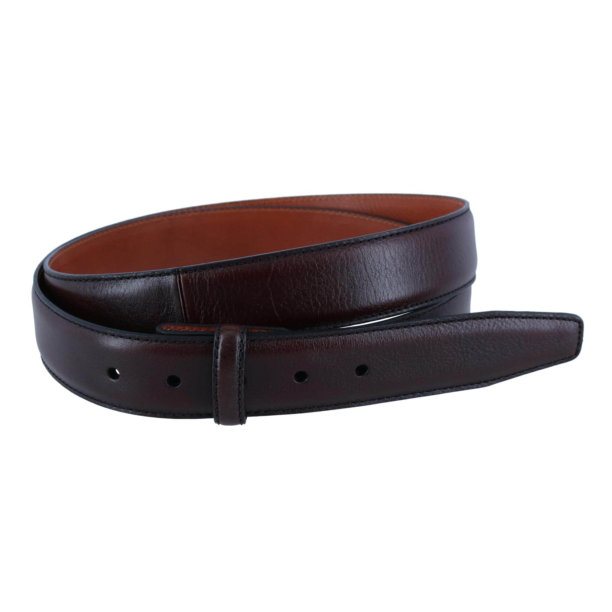 Big & Tall Feather Edge Pebble Leather Harness Belt Strap - Image 4