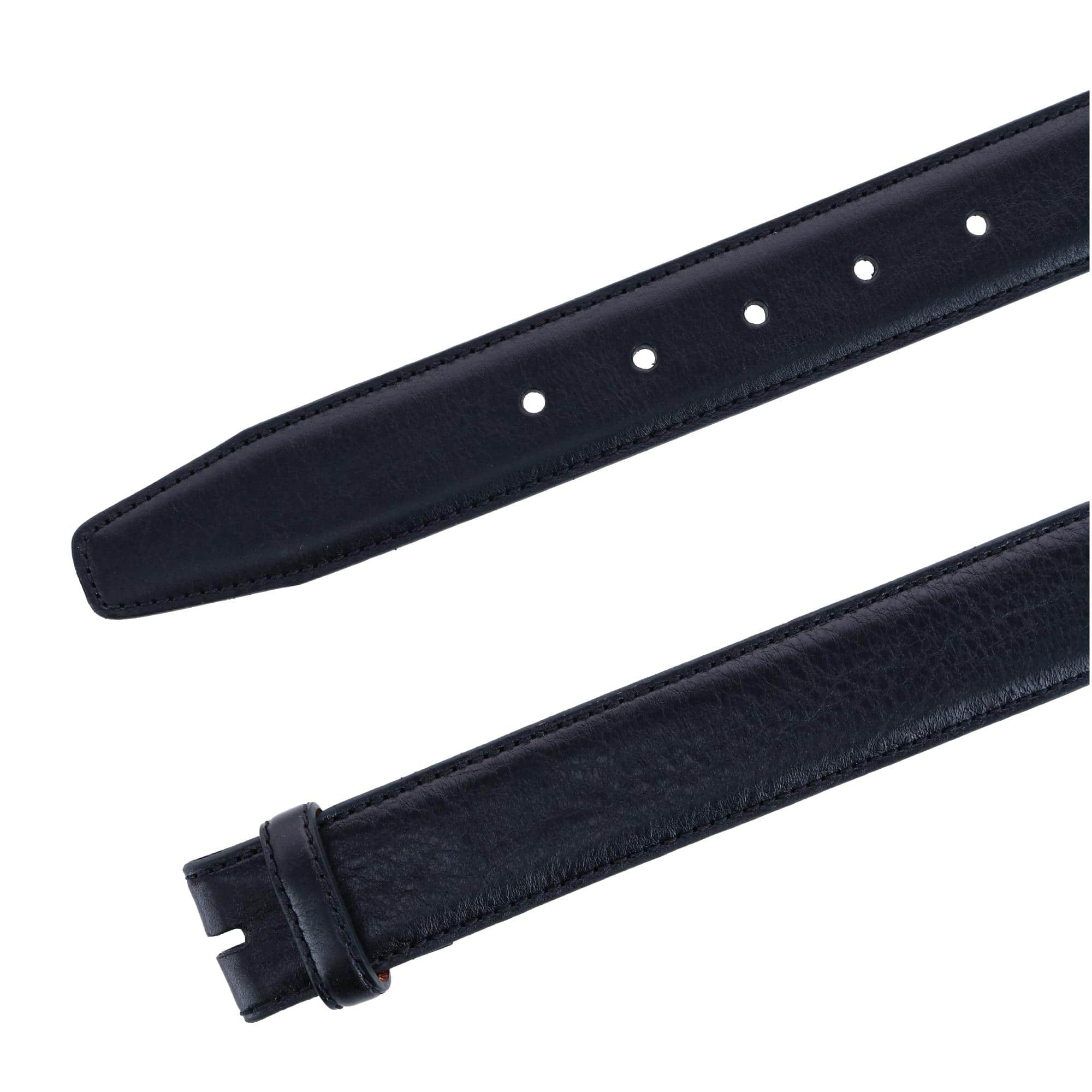 Big & Tall Feather Edge Pebble Leather Harness Belt Strap - Image 5