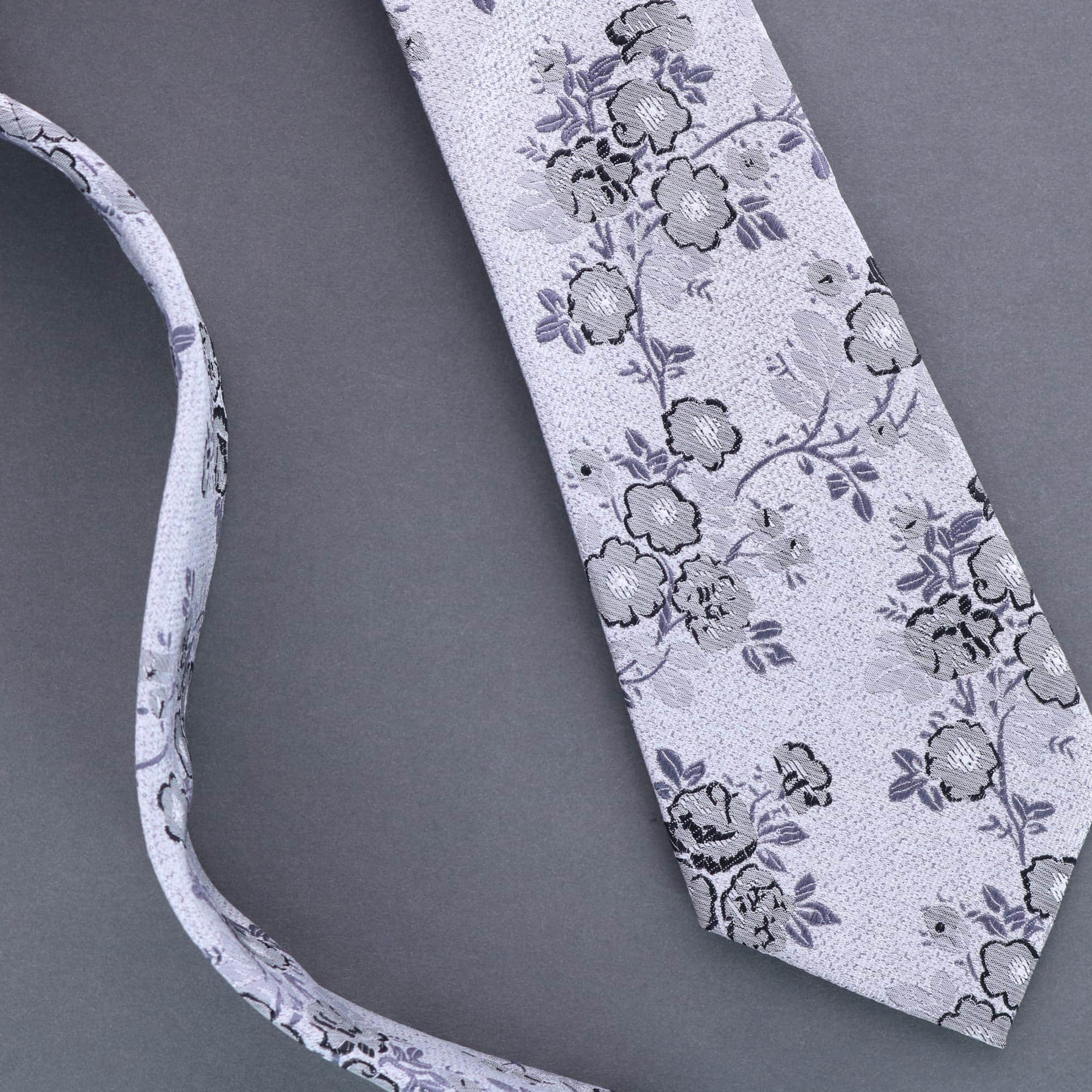 Big & Tall Florian Silk Novelty Necktie - Image 11