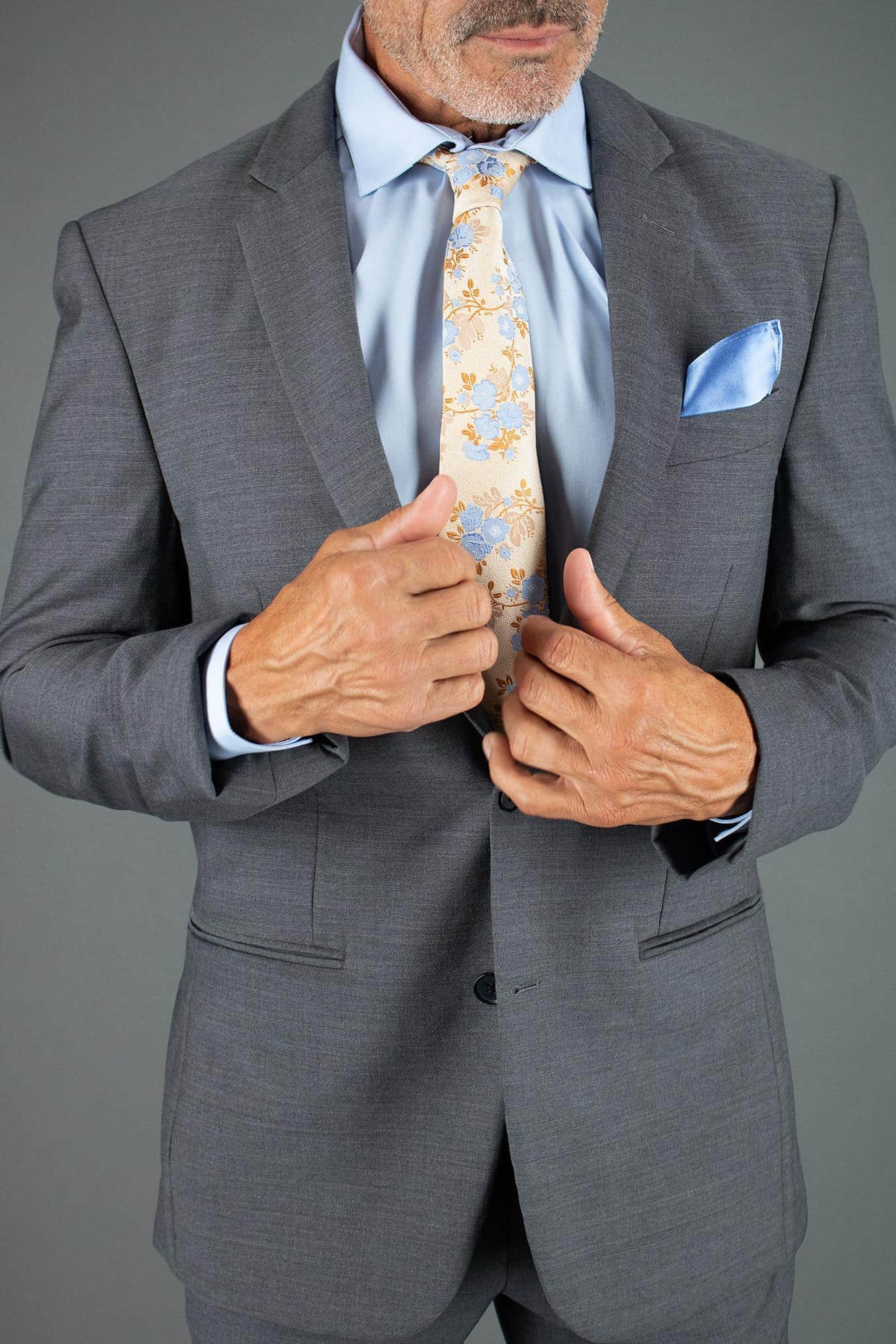 Big & Tall Florian Silk Novelty Necktie - Image 12