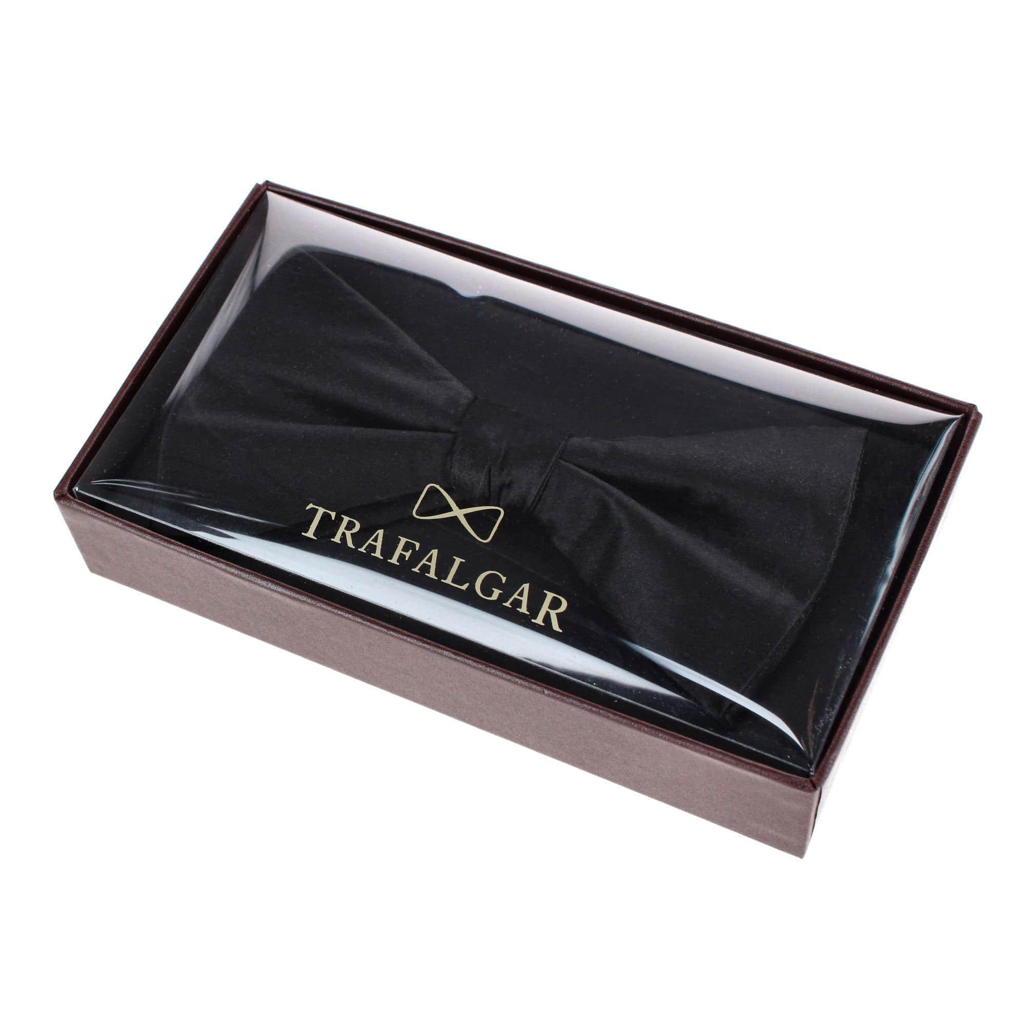 Big & Tall Sutton Solid Color Silk Bow Tie - Image 7