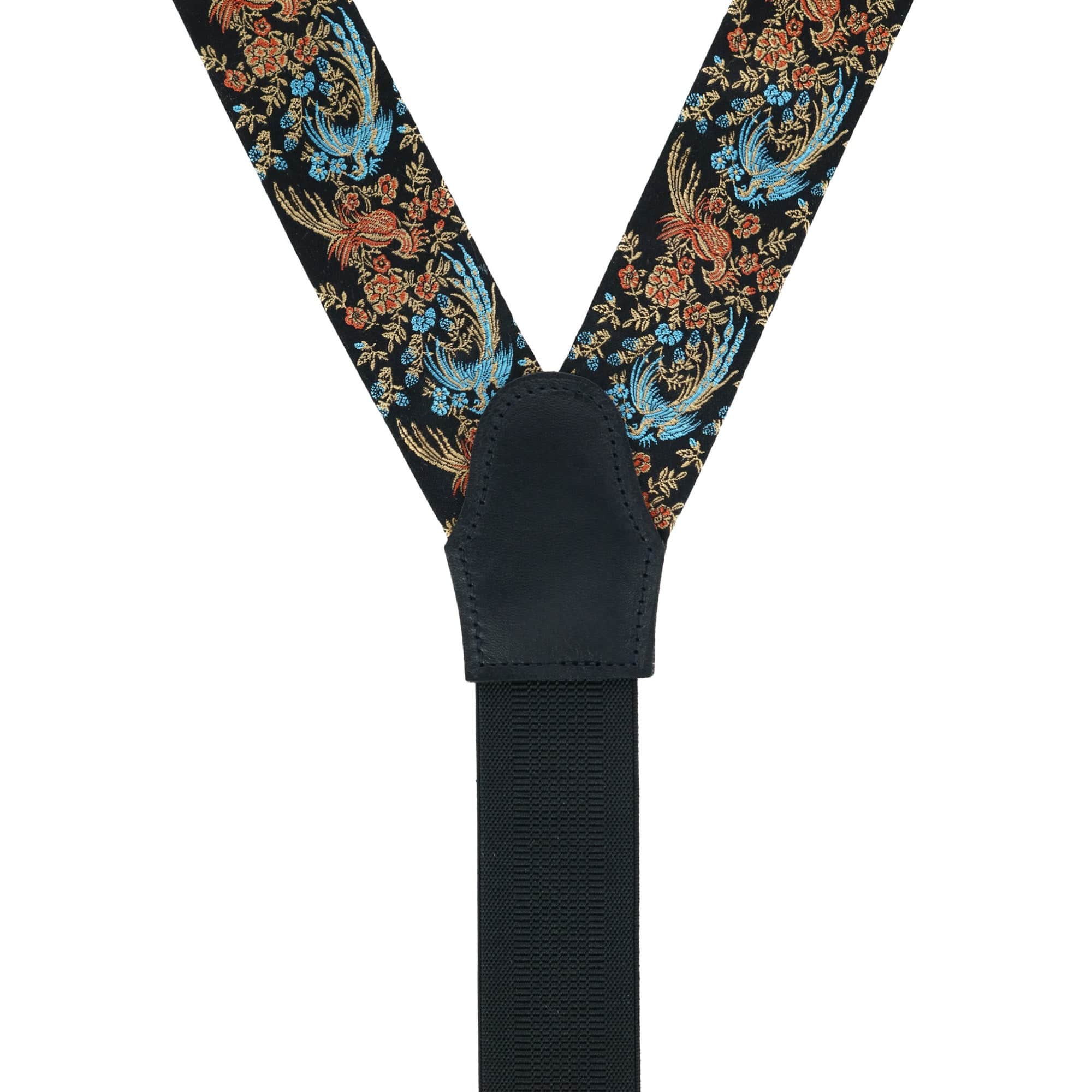 Birds of Prosperity Silk Button End Braces - Image 6