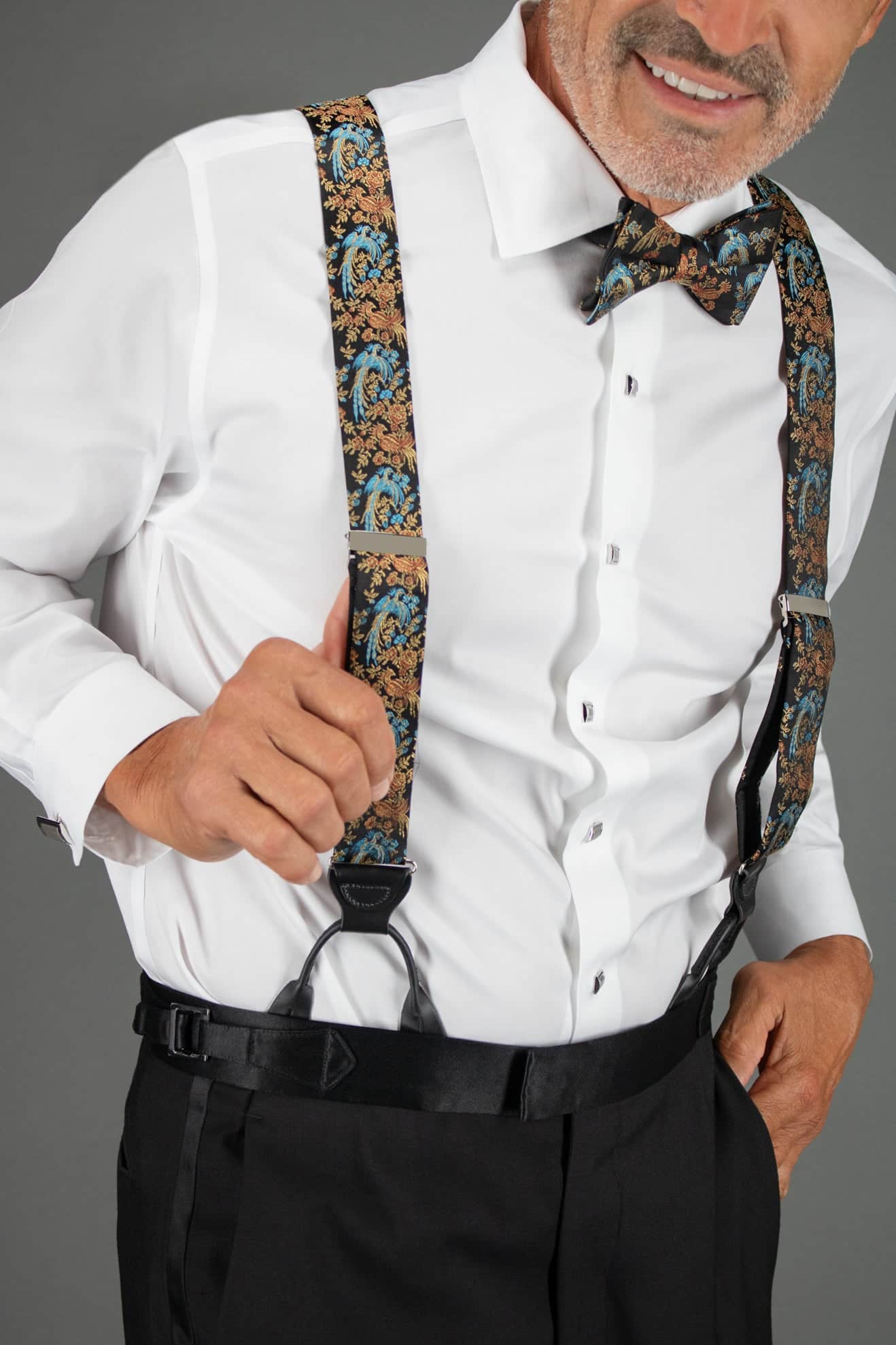 Birds of Prosperity Silk Bow Tie - Image 8