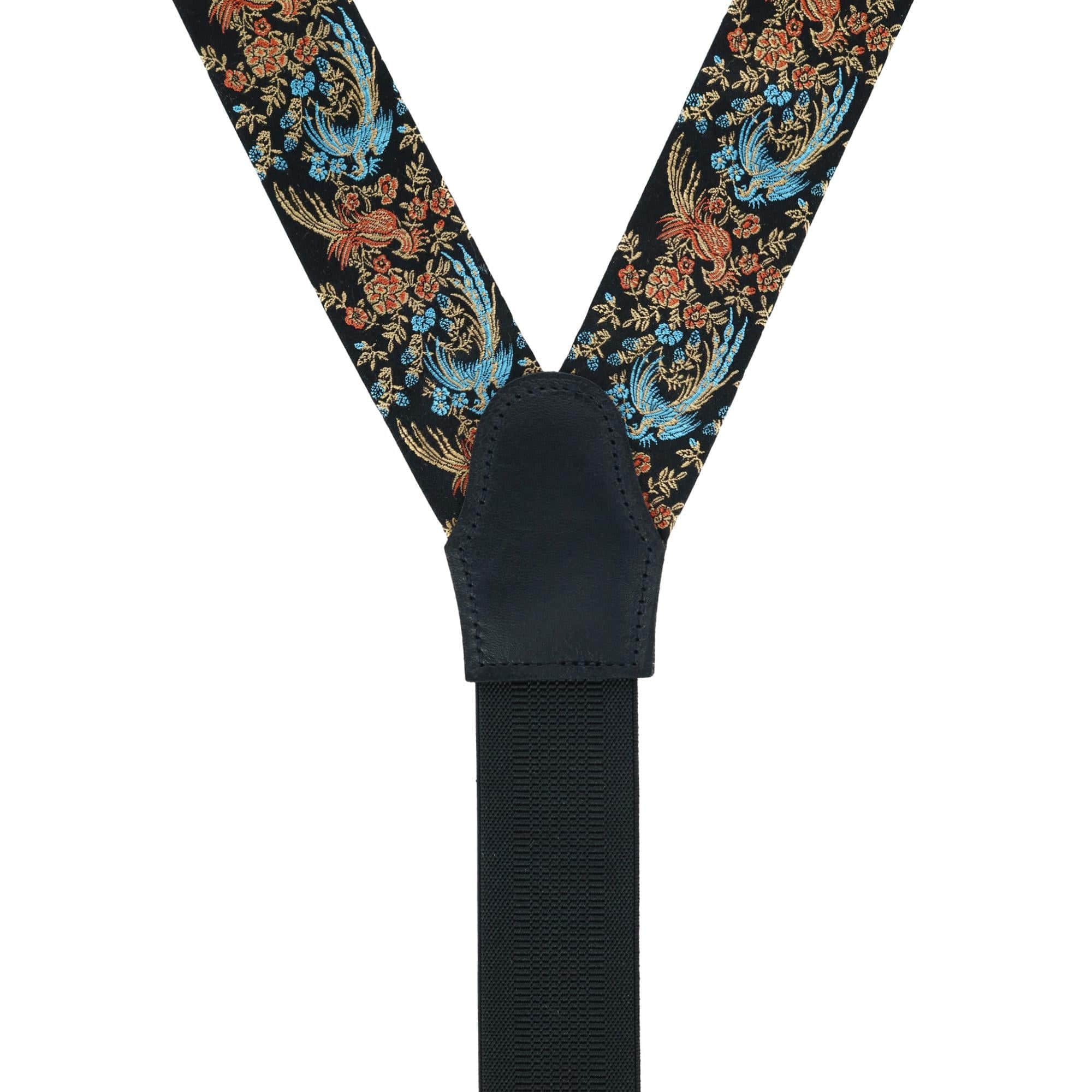 Birds of Prosperity Silk Button End Braces and Necktie Set - Image 8